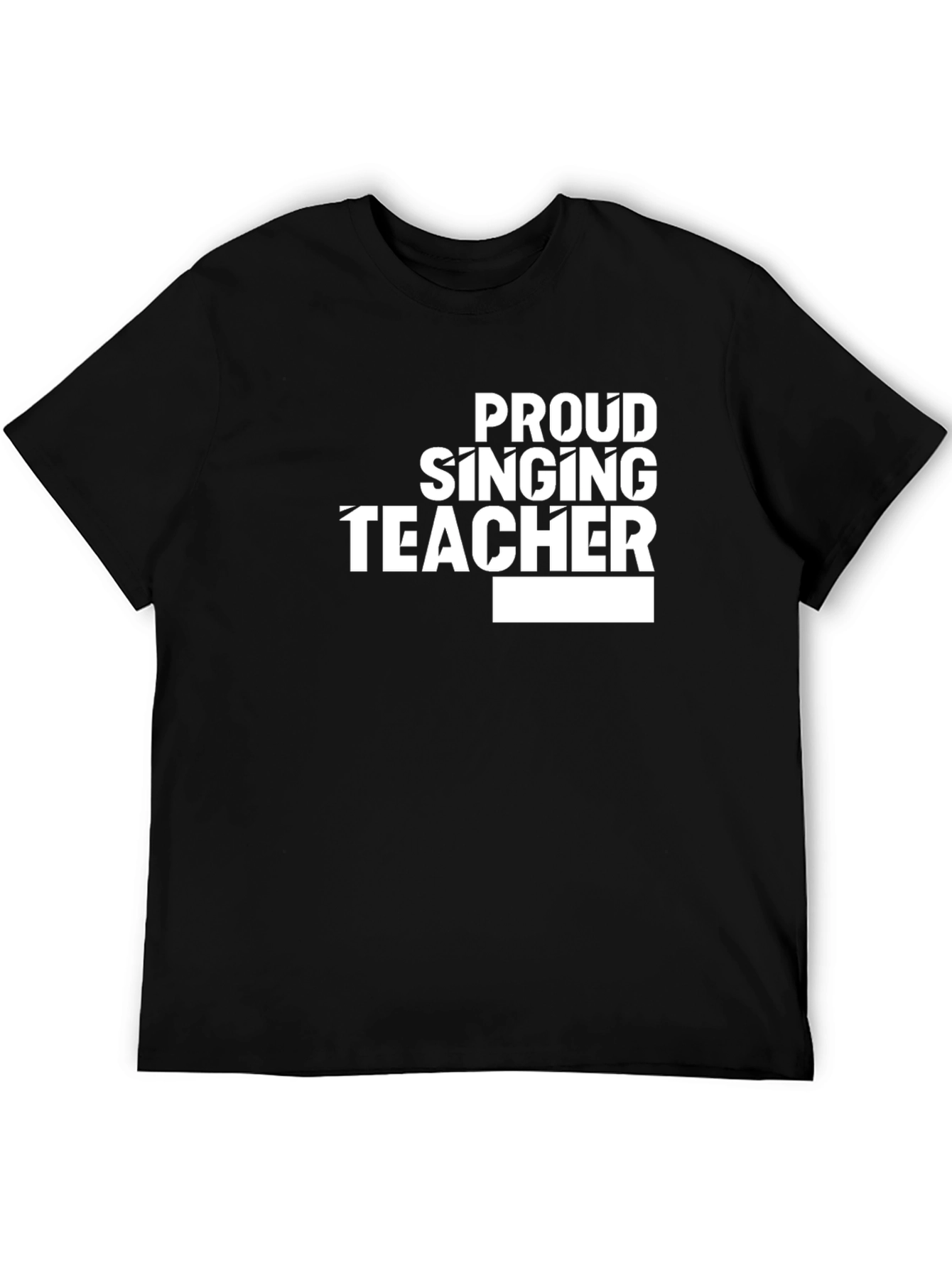 Proud Singing Teacher T-Shirt - Black