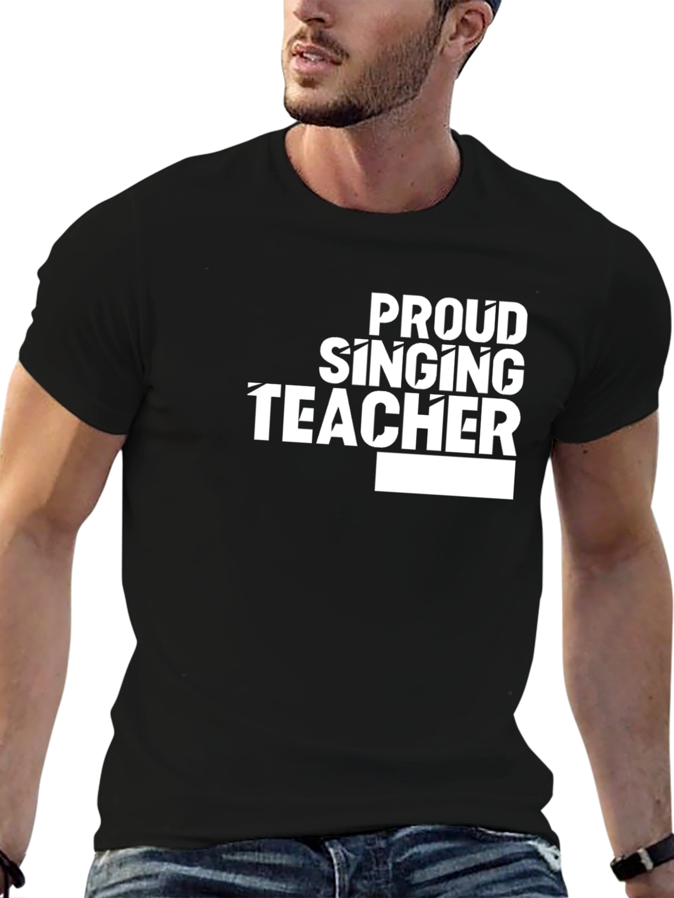 Proud Singing Teacher T-Shirt - Black