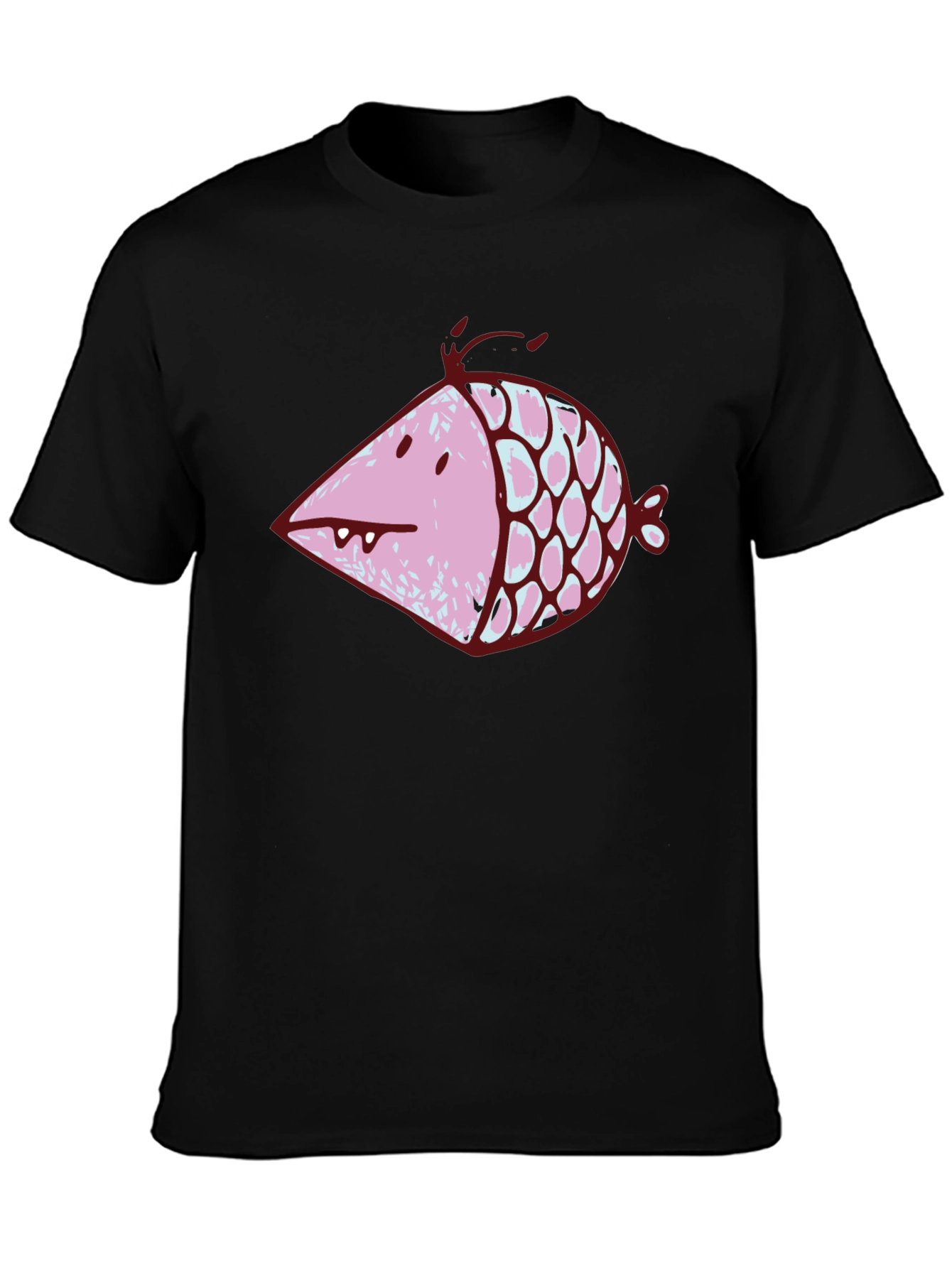 Funny Fish Graphic Tee - Unique Design