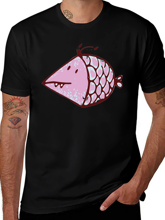 Funny Fish Graphic Tee - Unique Design