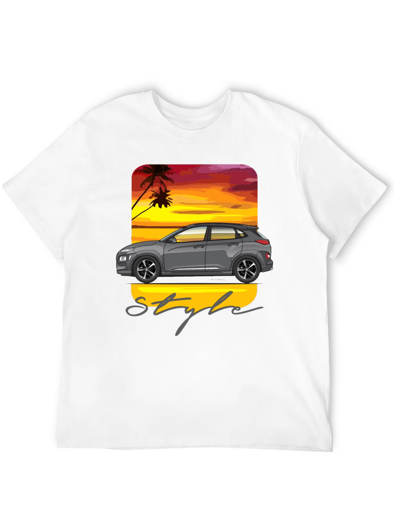 Sunset Car Style T-Shirt