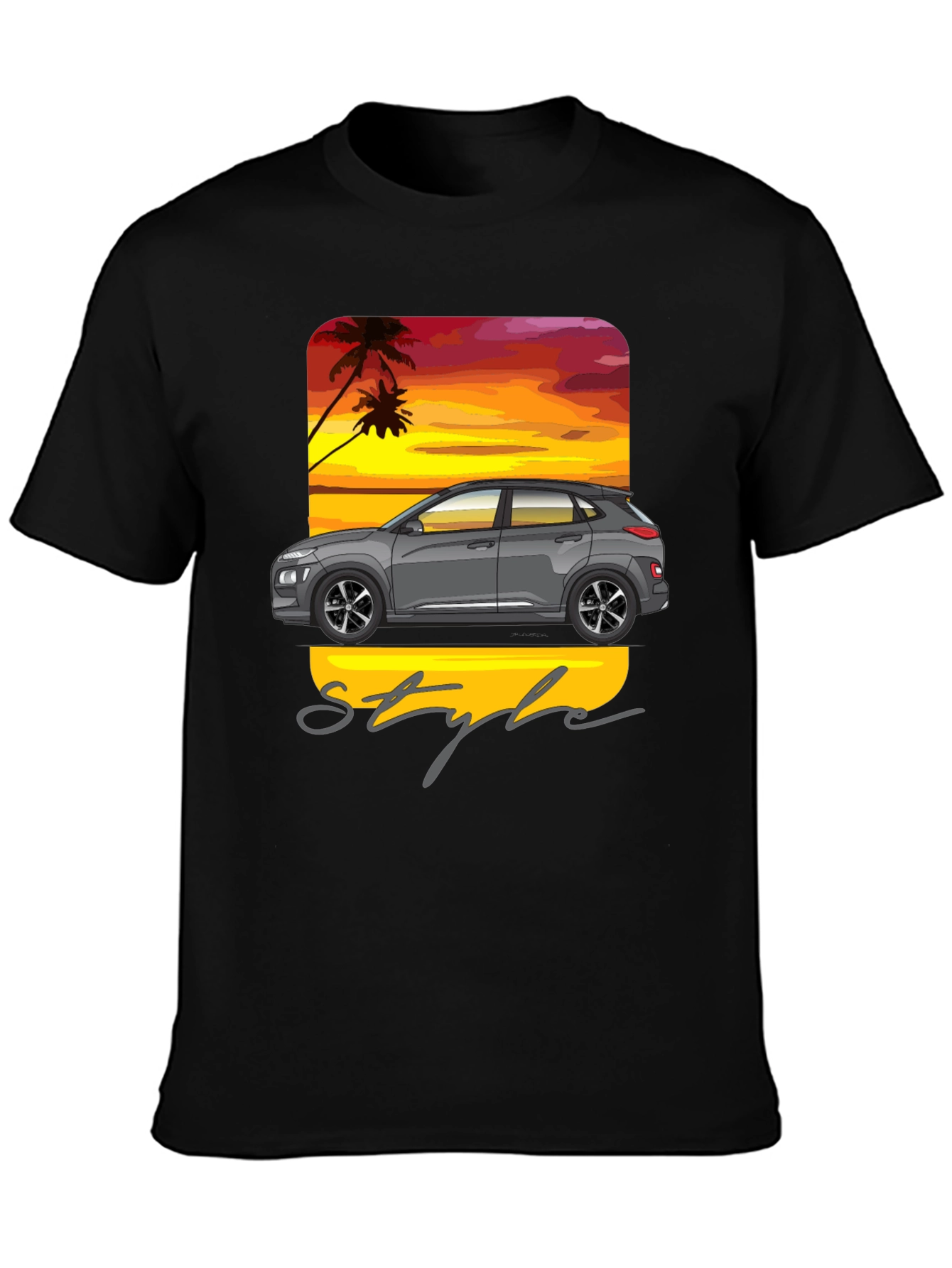 Sunset Car Style T-Shirt