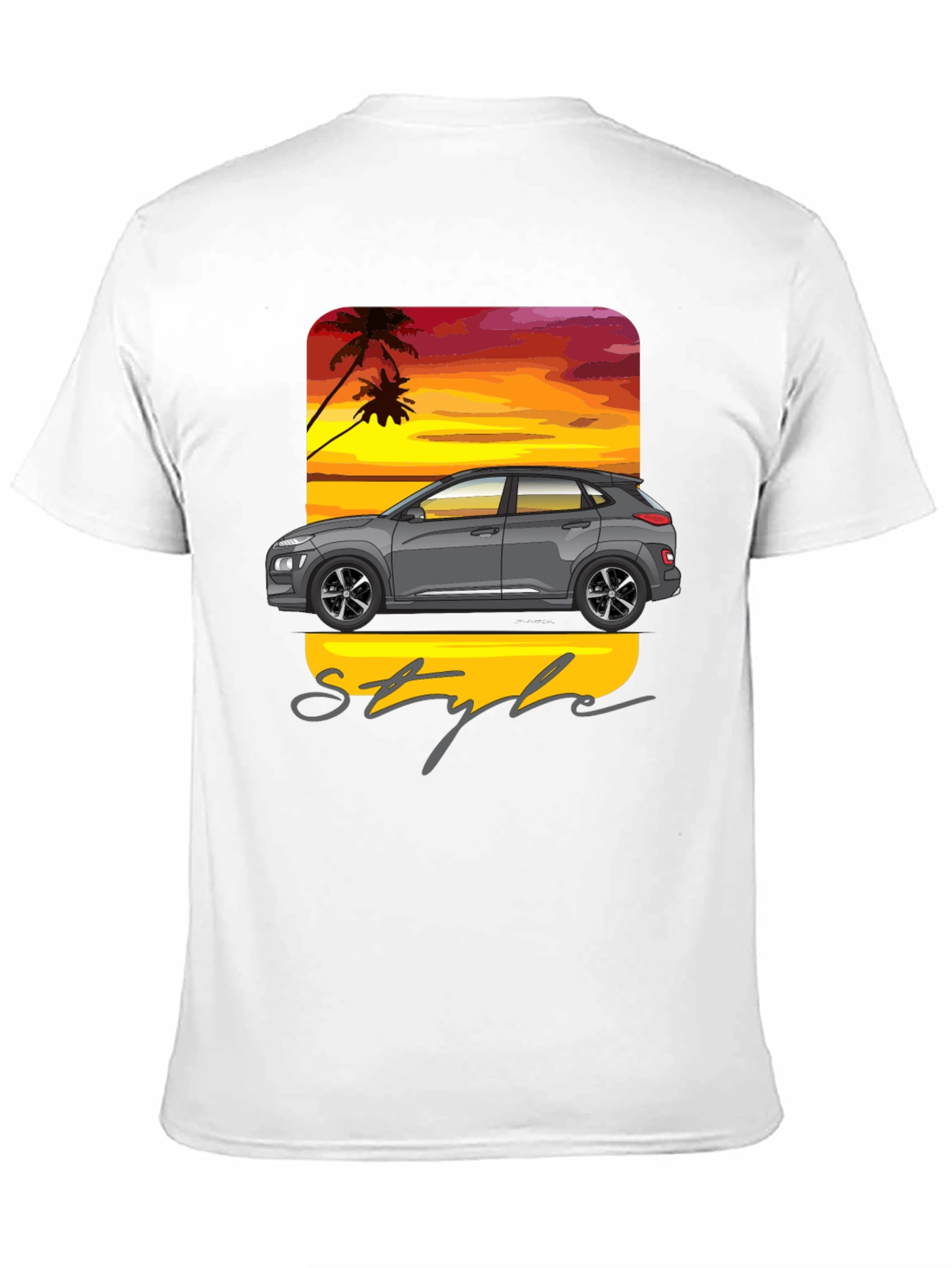 Sunset Car Style T-Shirt