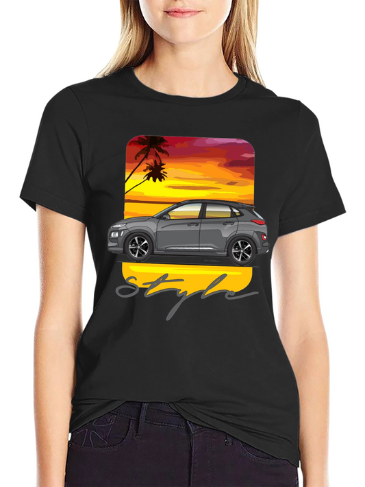 Sunset Car Style T-Shirt