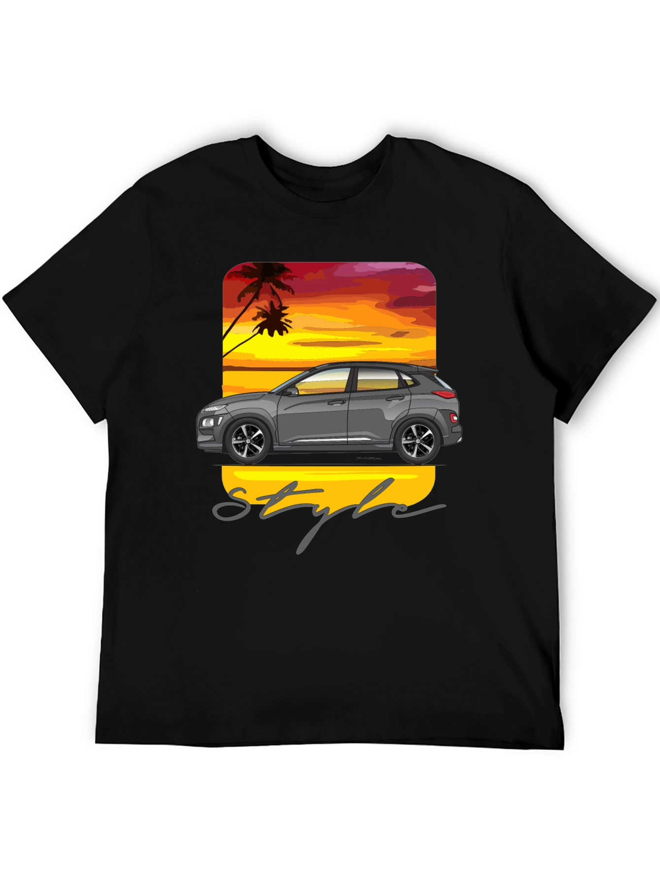Sunset Car Style T-Shirt