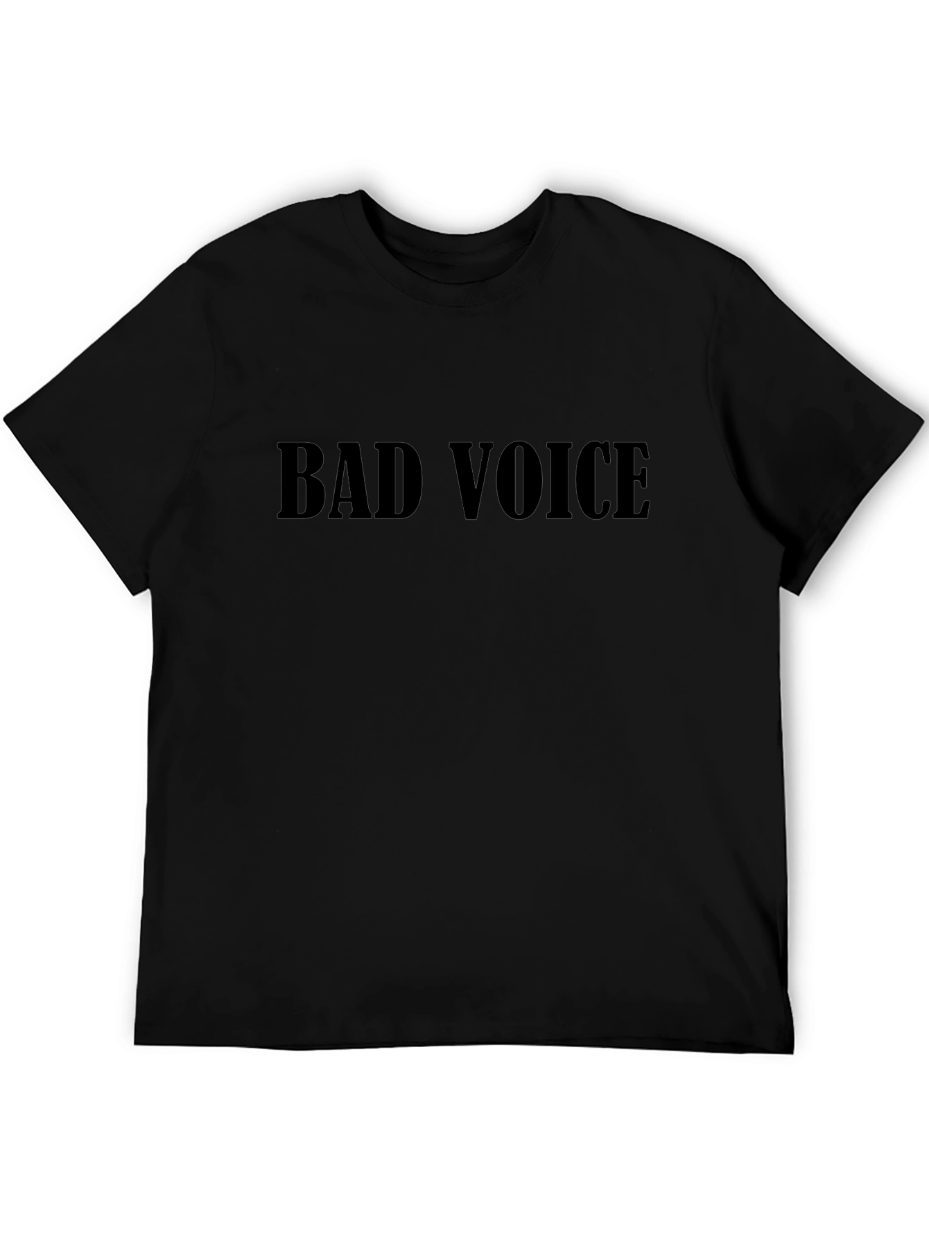 Bad Voice Black Graphic Tee - Unisex