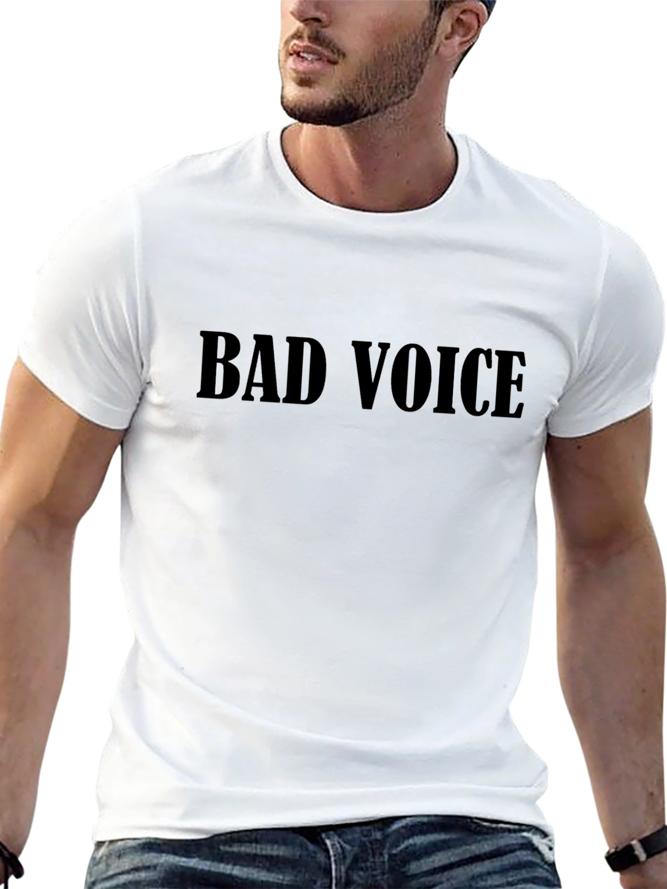 Bad Voice Black Graphic Tee - Unisex