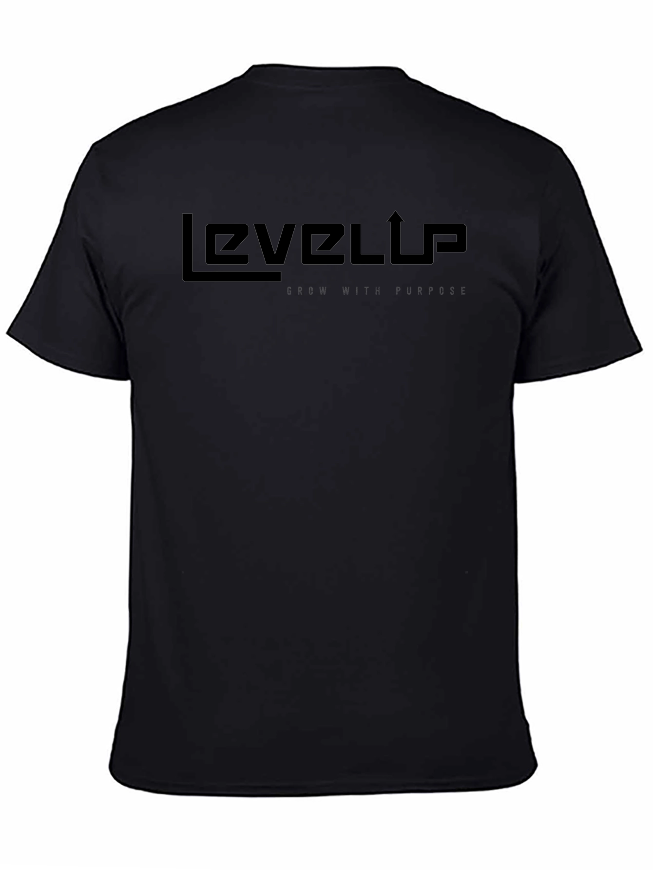 Level Up Black T-Shirt