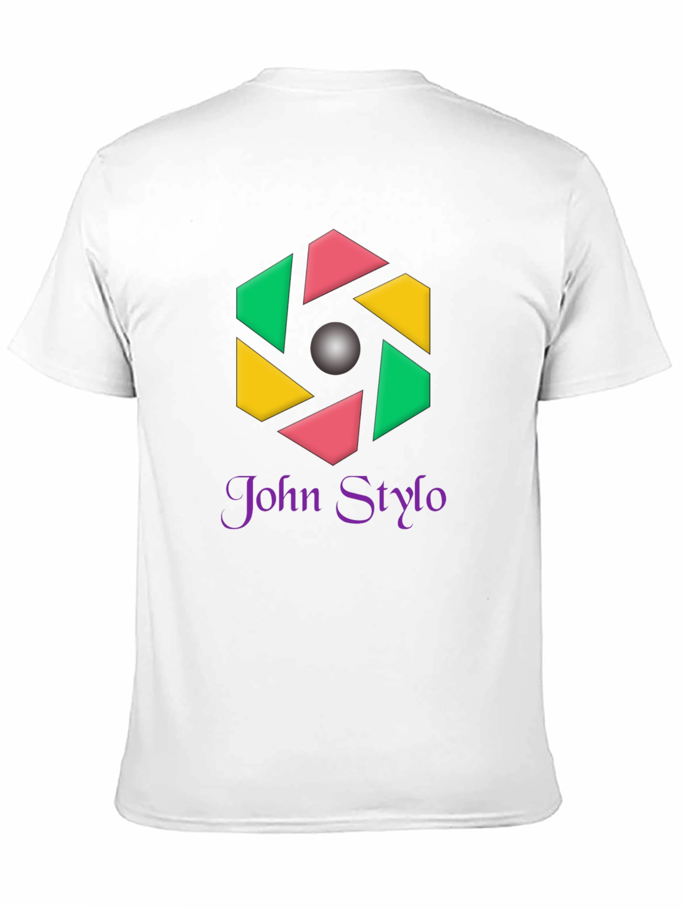 Modern Geometric T-Shirt - John Stylo Design