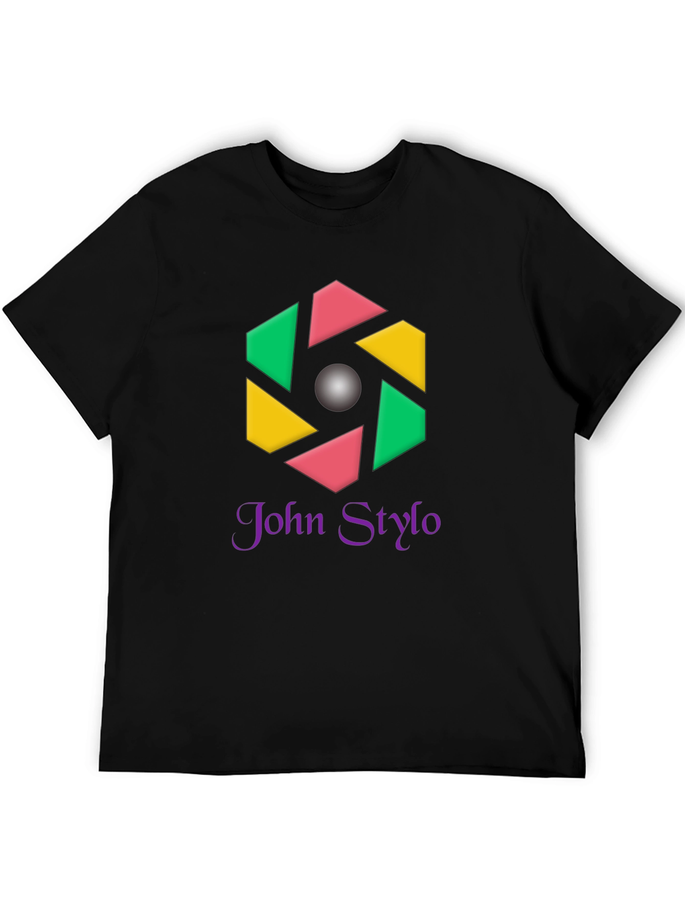 Modern Geometric T-Shirt - John Stylo Design