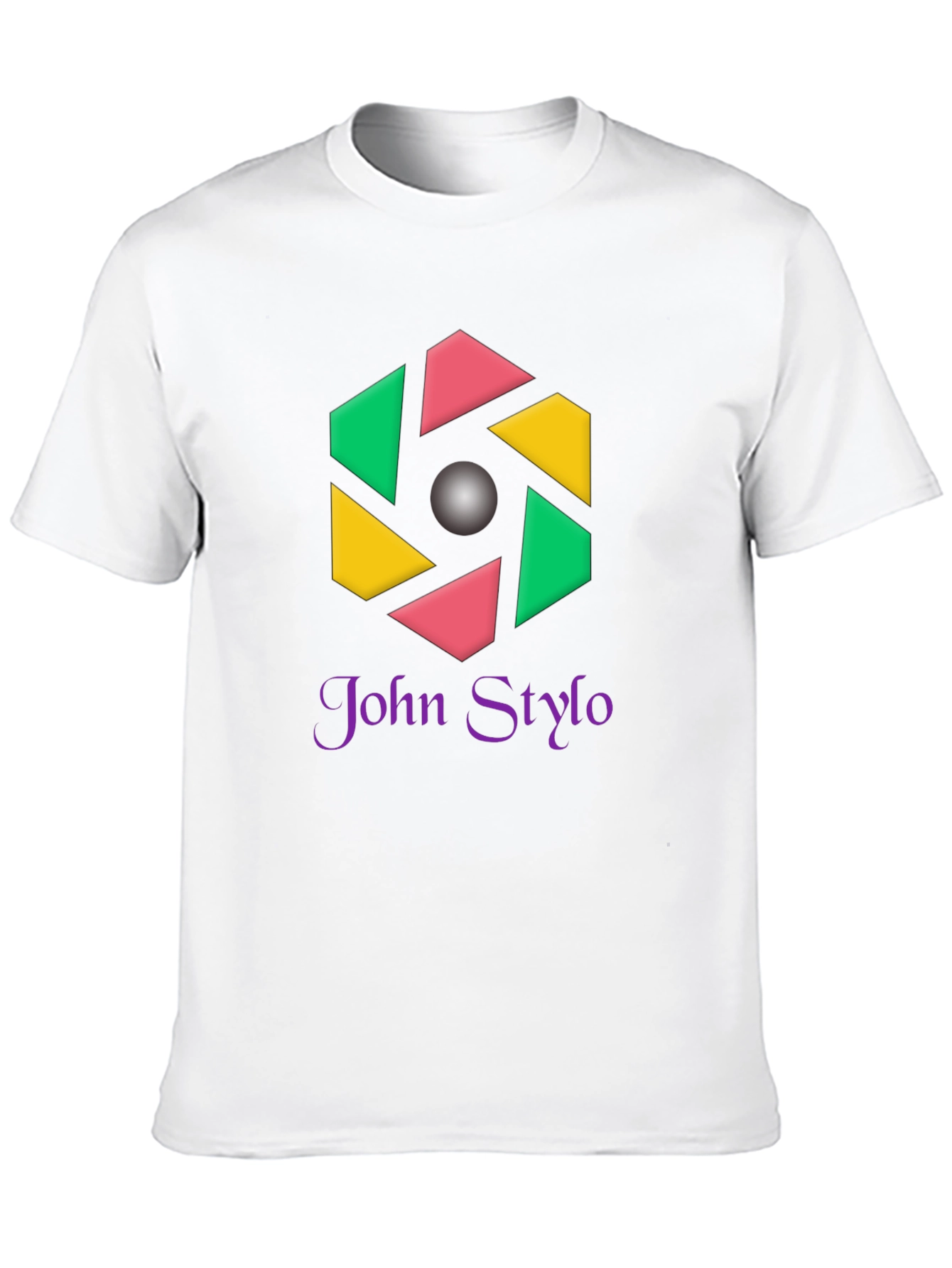 Modern Geometric T-Shirt - John Stylo Design