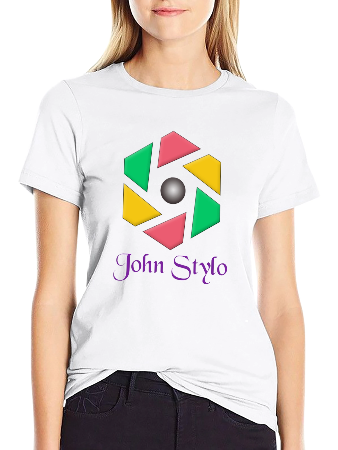 Modern Geometric T-Shirt - John Stylo Design