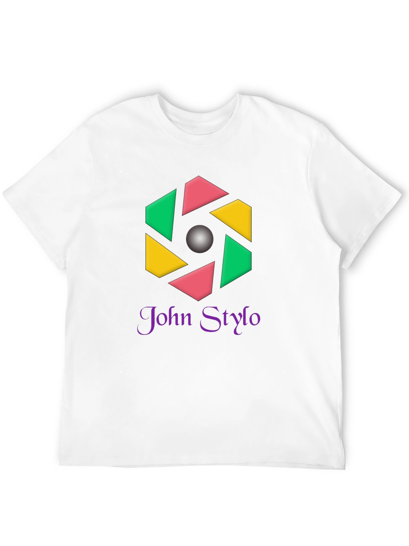 Modern Geometric T-Shirt - John Stylo Design
