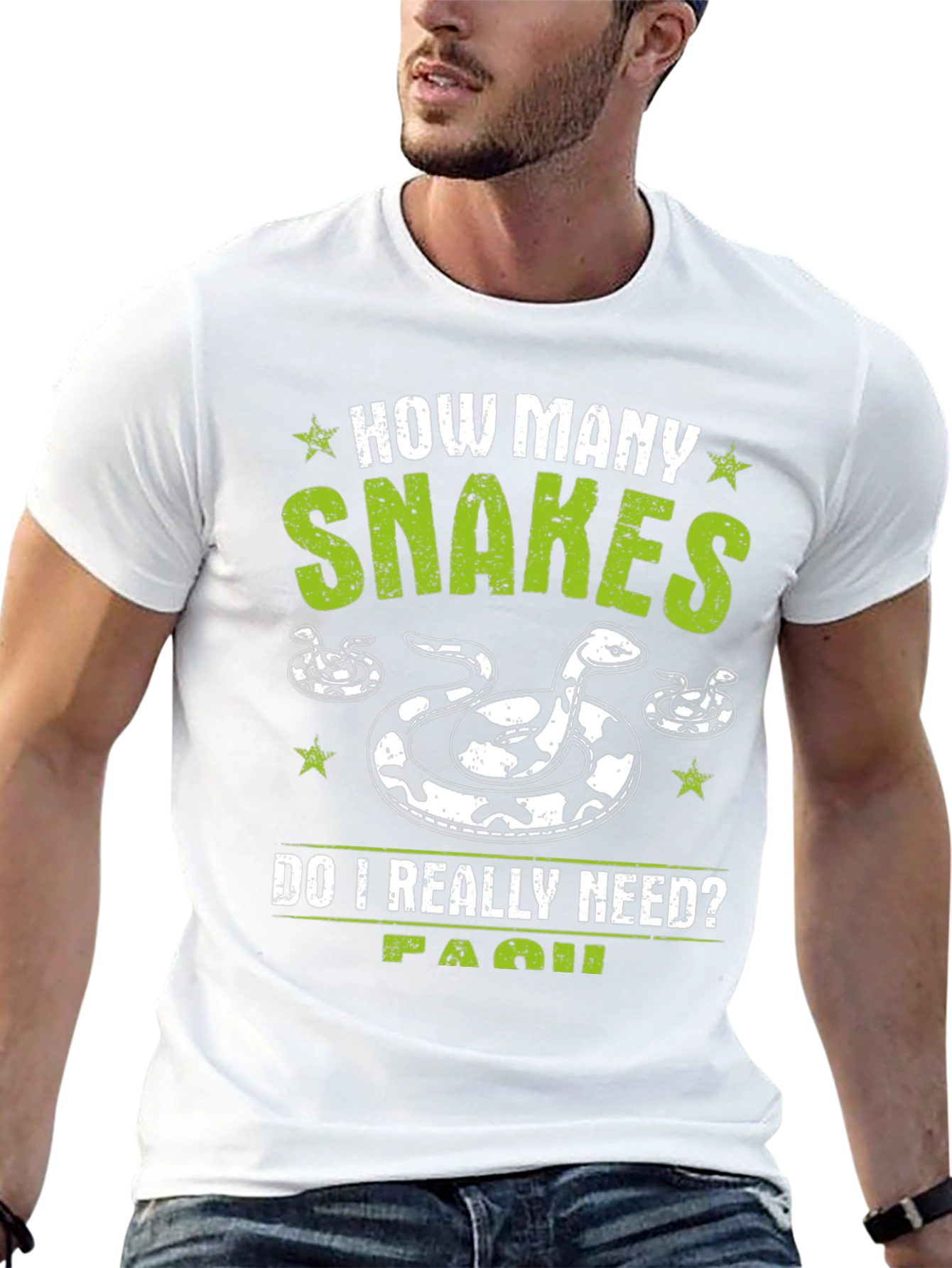 Snakes Graphic T-Shirt - Novelty Reptile Lover Tee