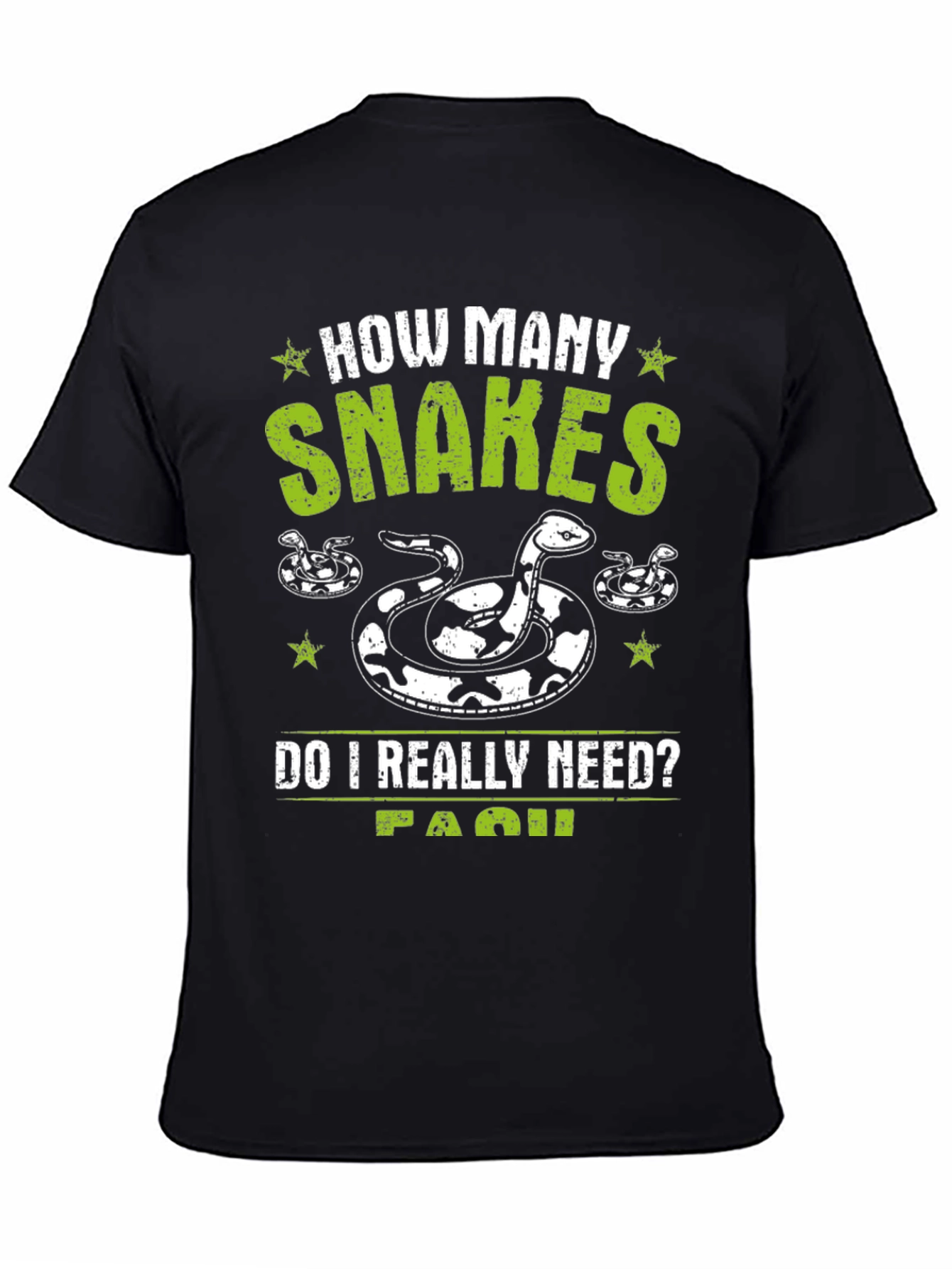 Snakes Graphic T-Shirt - Novelty Reptile Lover Tee