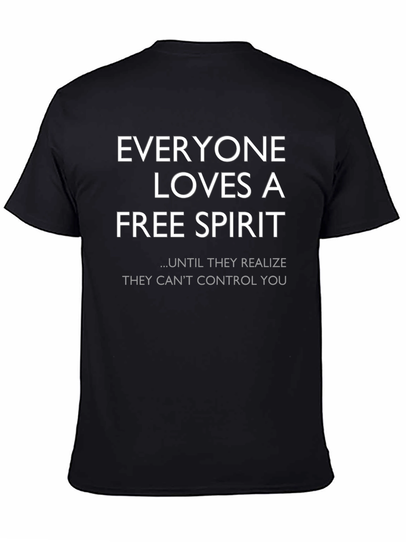 Free Spirit Graphic Tee - Black Unisex T-Shirt