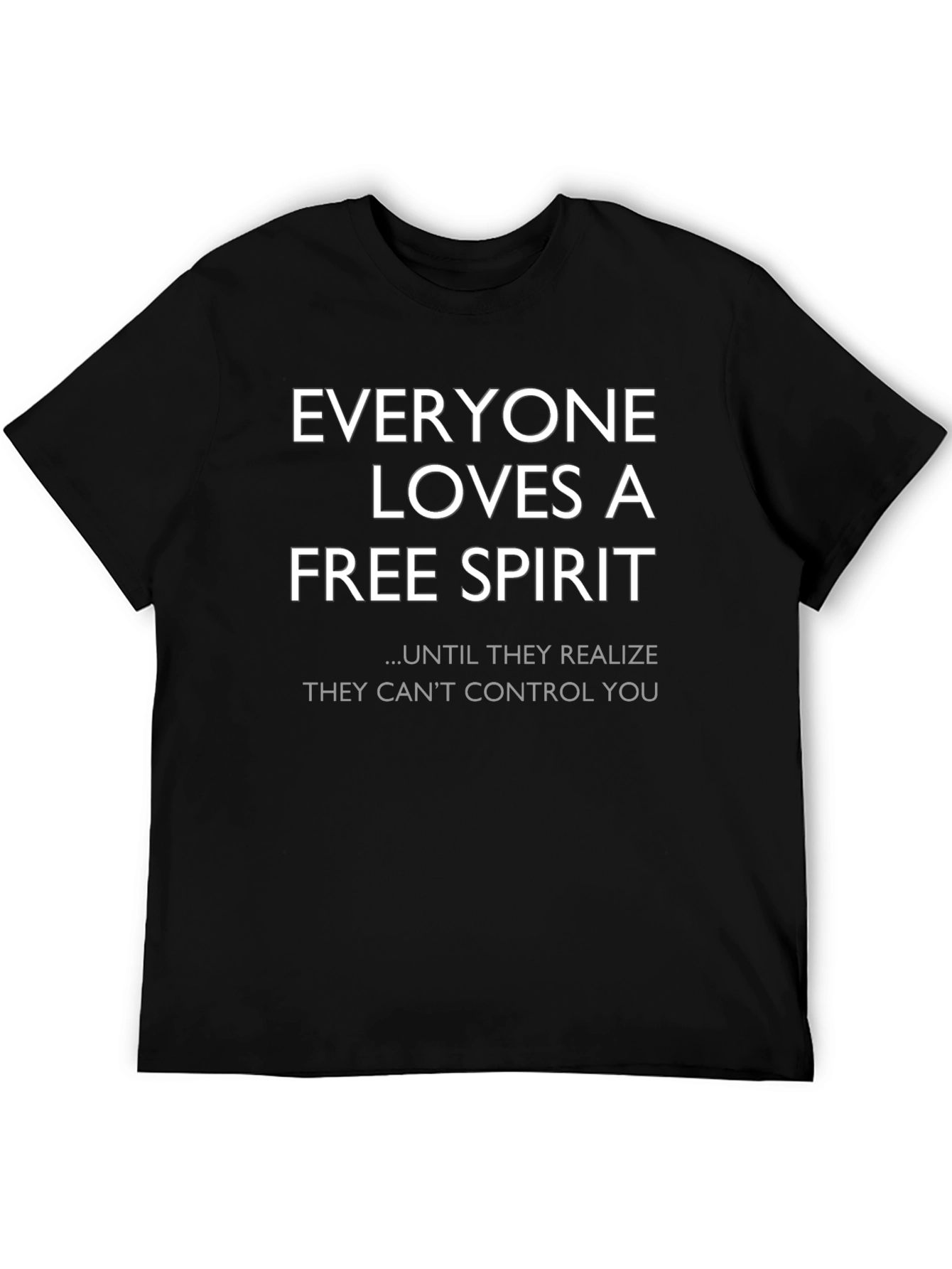 Free Spirit Graphic Tee - Black Unisex T-Shirt