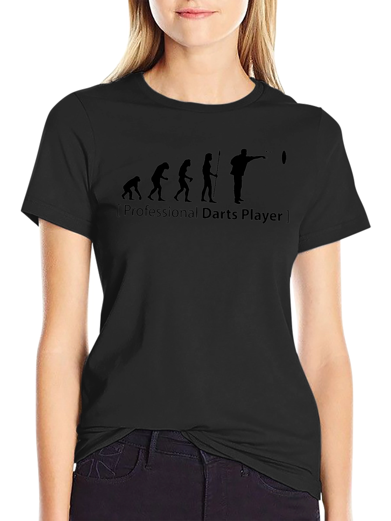 Evolution Darts Player Black T-Shirt