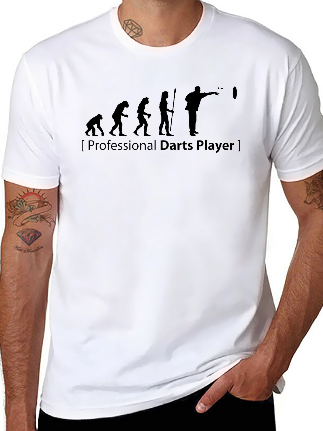 Evolution Darts Player Black T-Shirt