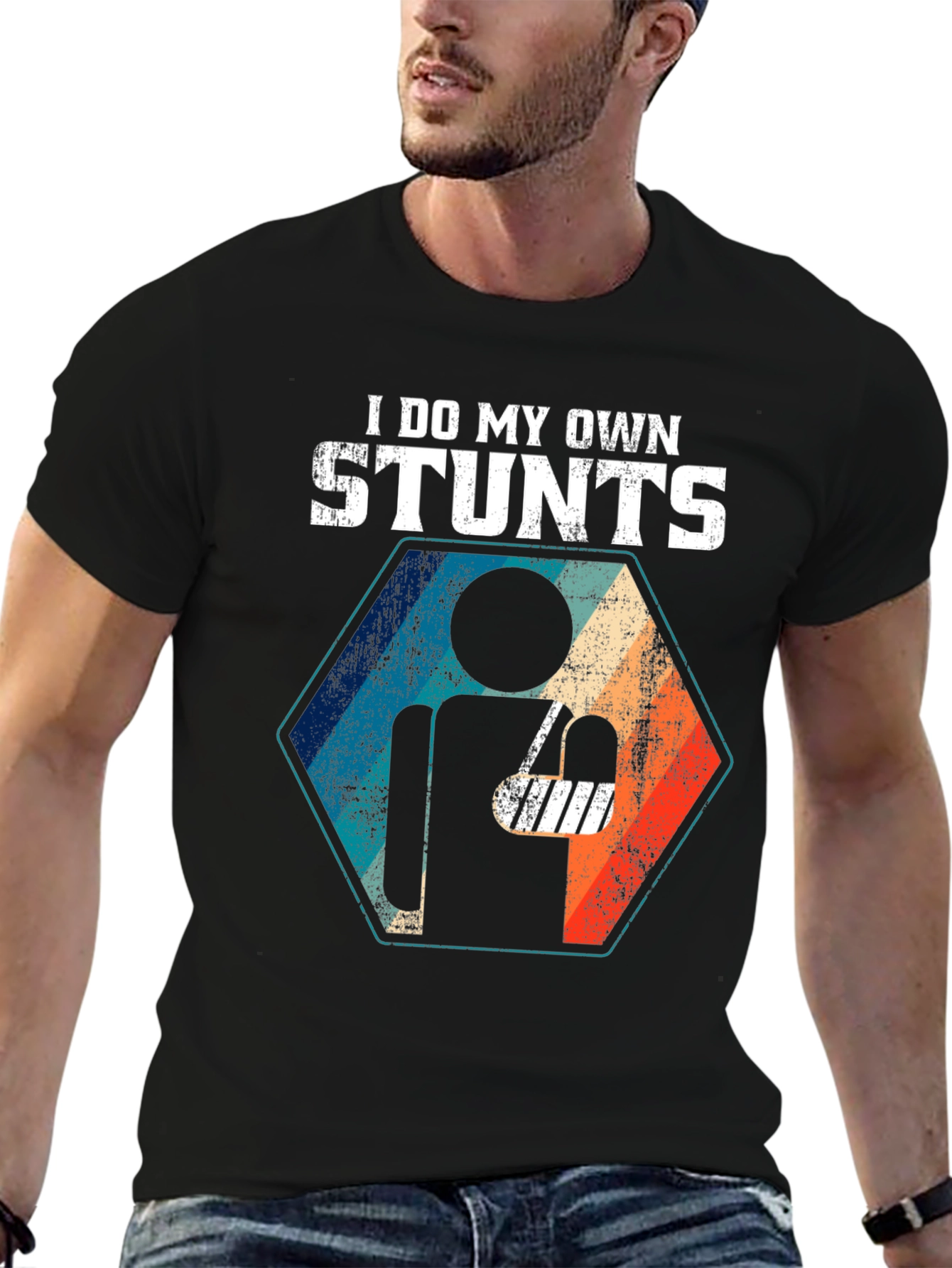 I Do My Own Stunts Graphic Tee