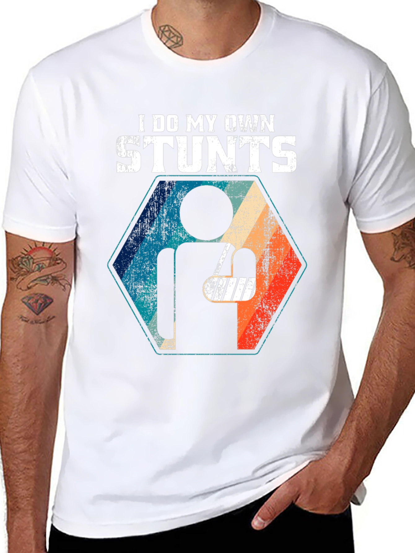 I Do My Own Stunts Graphic Tee