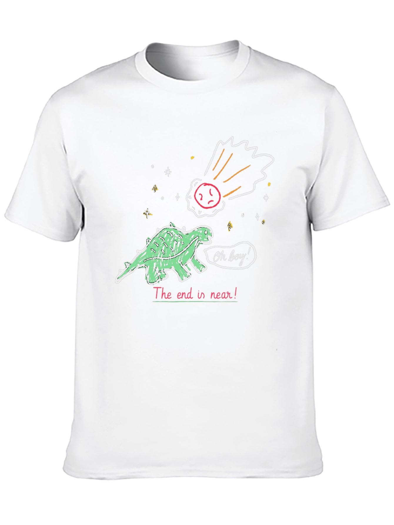 Dinosaur Meteor T-Shirt - End is Near