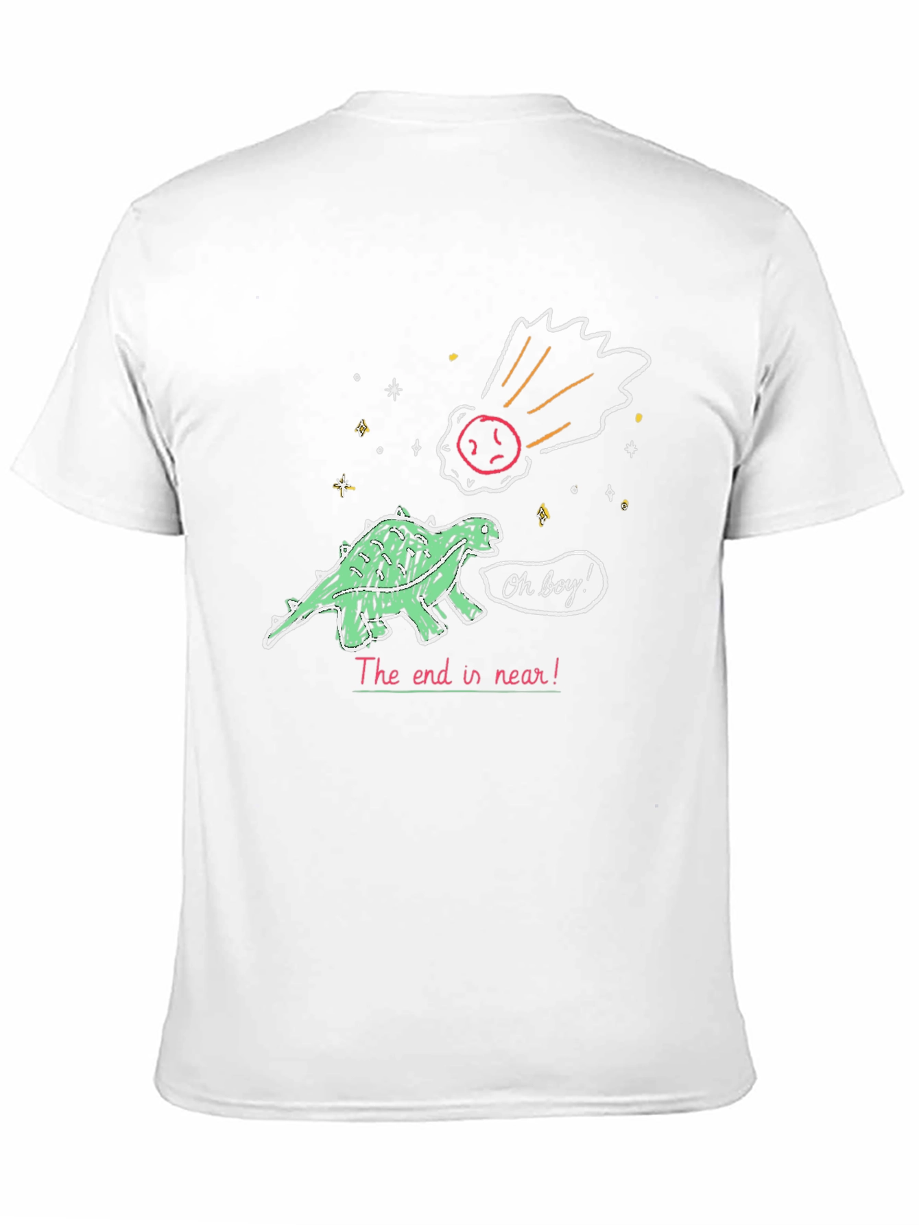 Dinosaur Meteor T-Shirt - End is Near