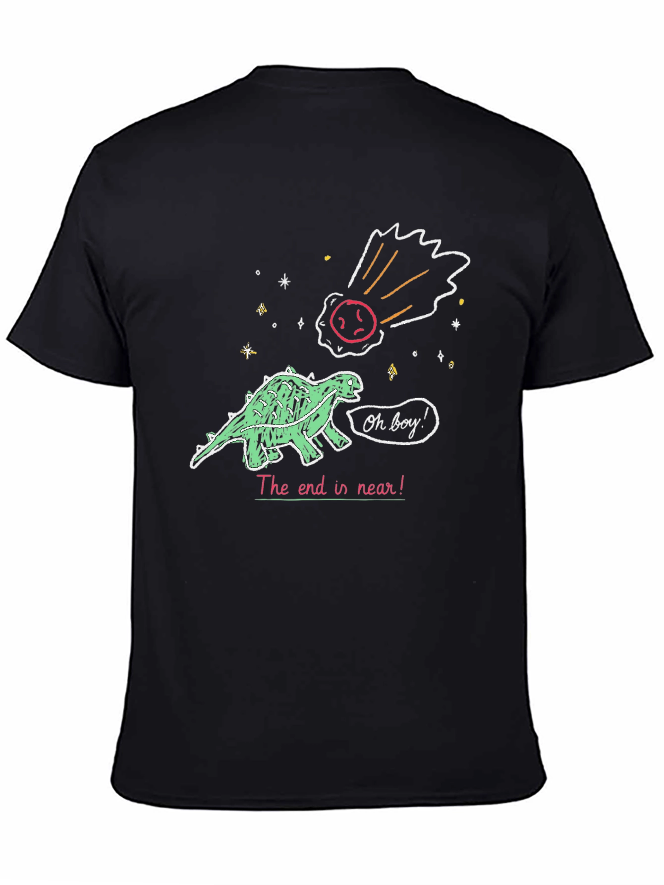 Dinosaur Meteor T-Shirt - End is Near