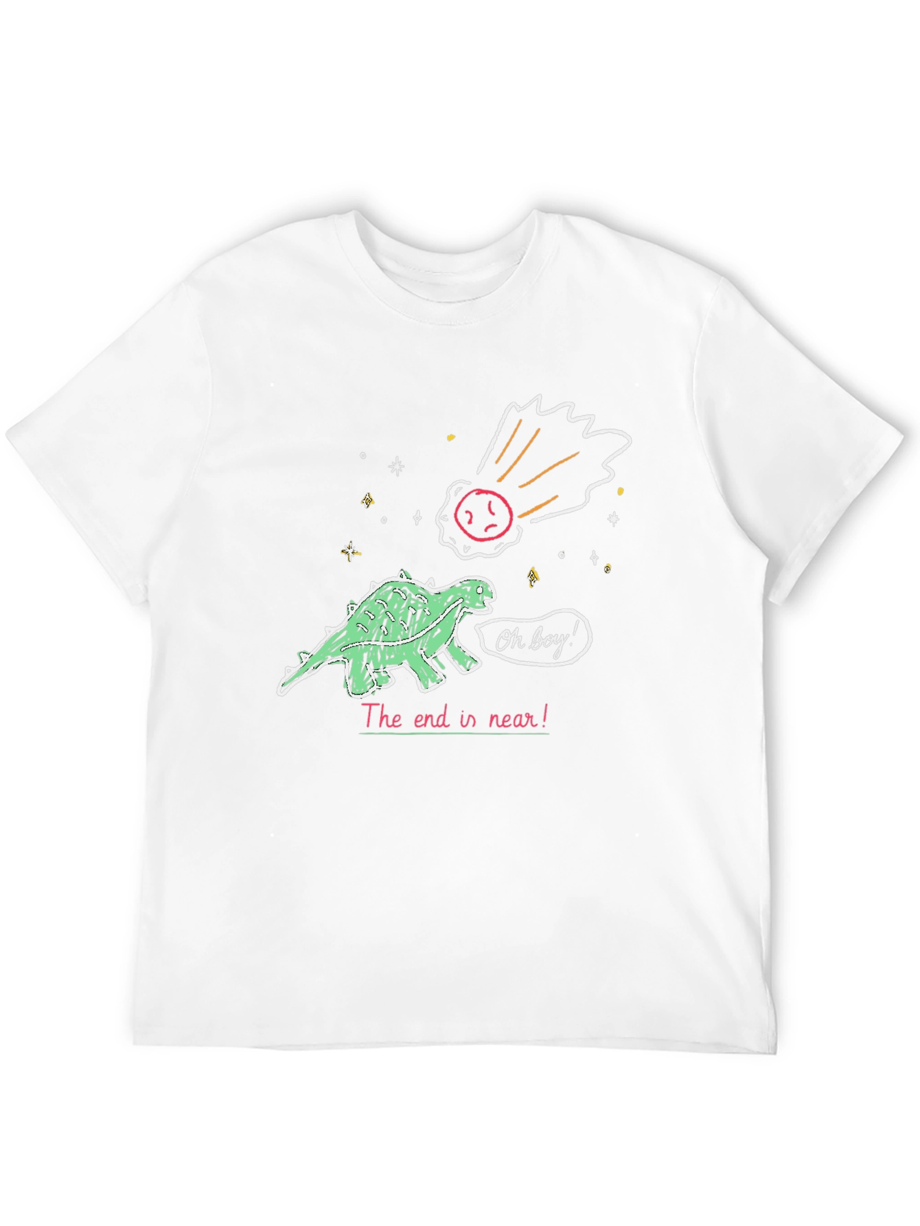 Dinosaur Meteor T-Shirt - End is Near