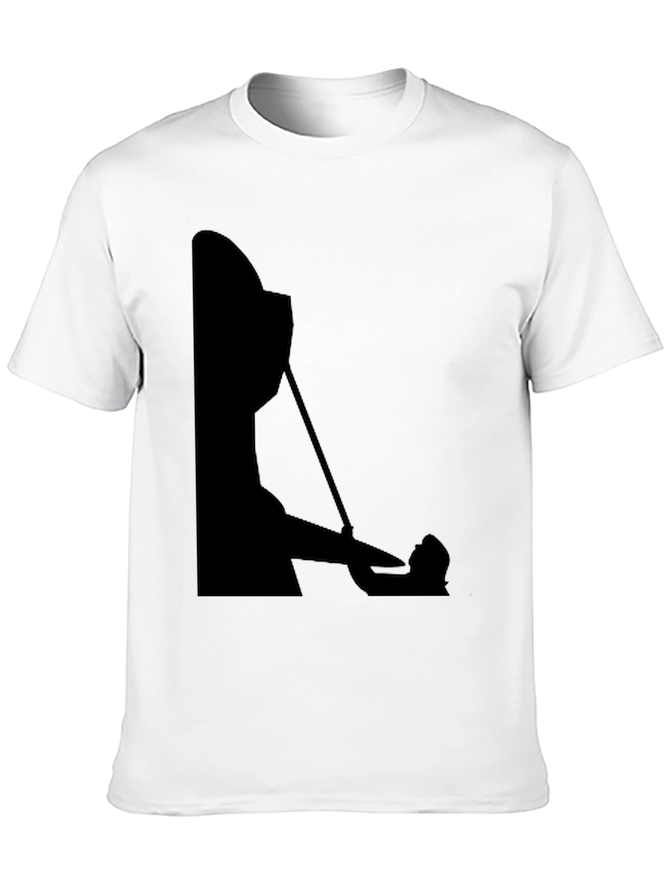 Silhouette Chef T-Shirt - Black Cotton Blend