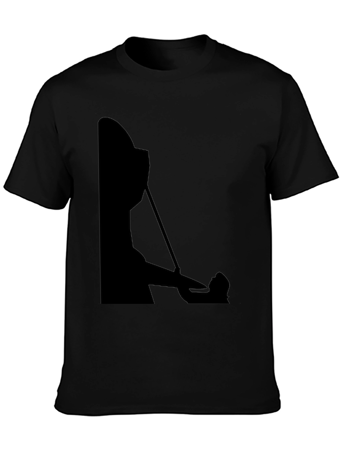 Silhouette Chef T-Shirt - Black Cotton Blend