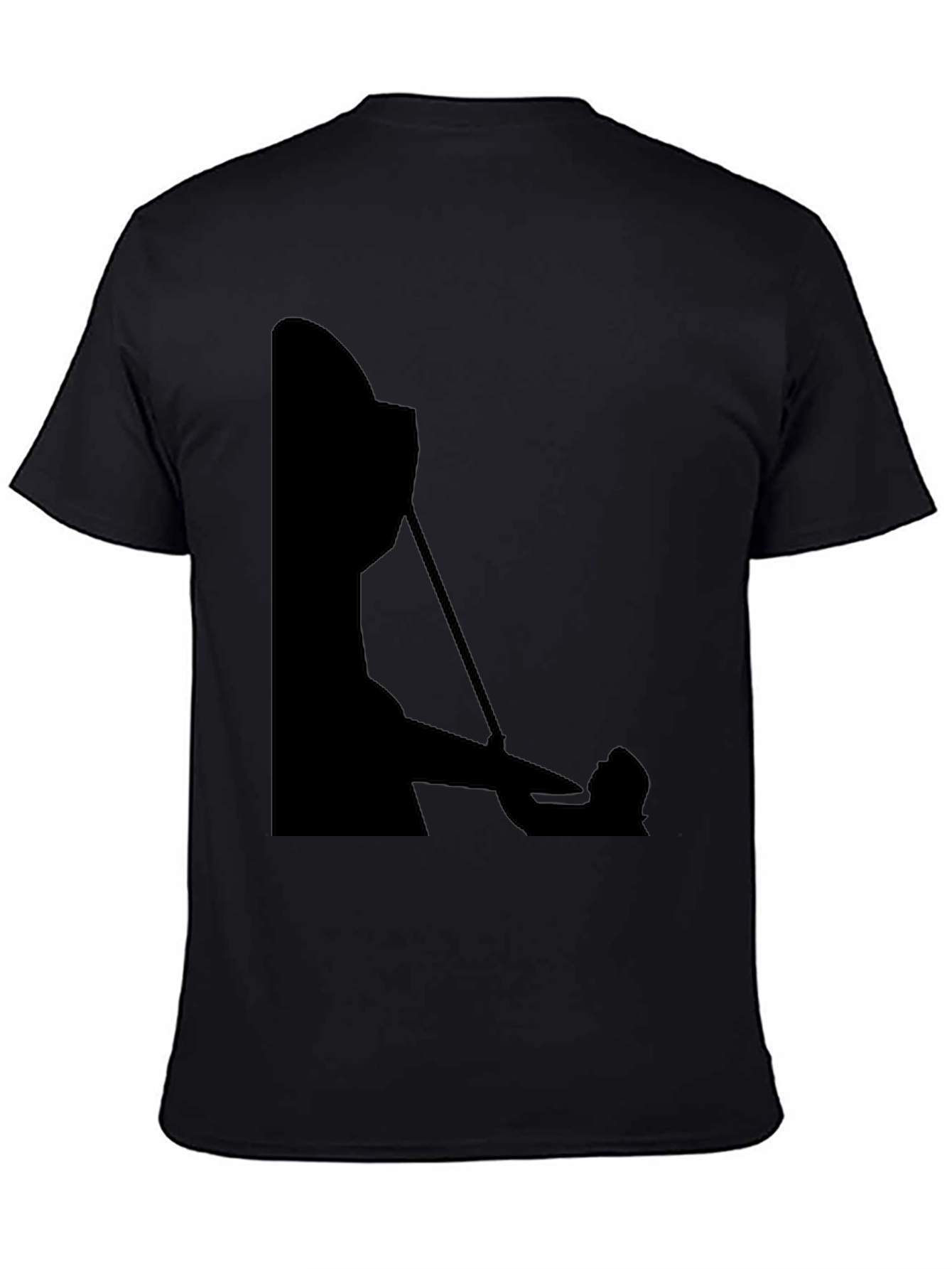 Silhouette Chef T-Shirt - Black Cotton Blend