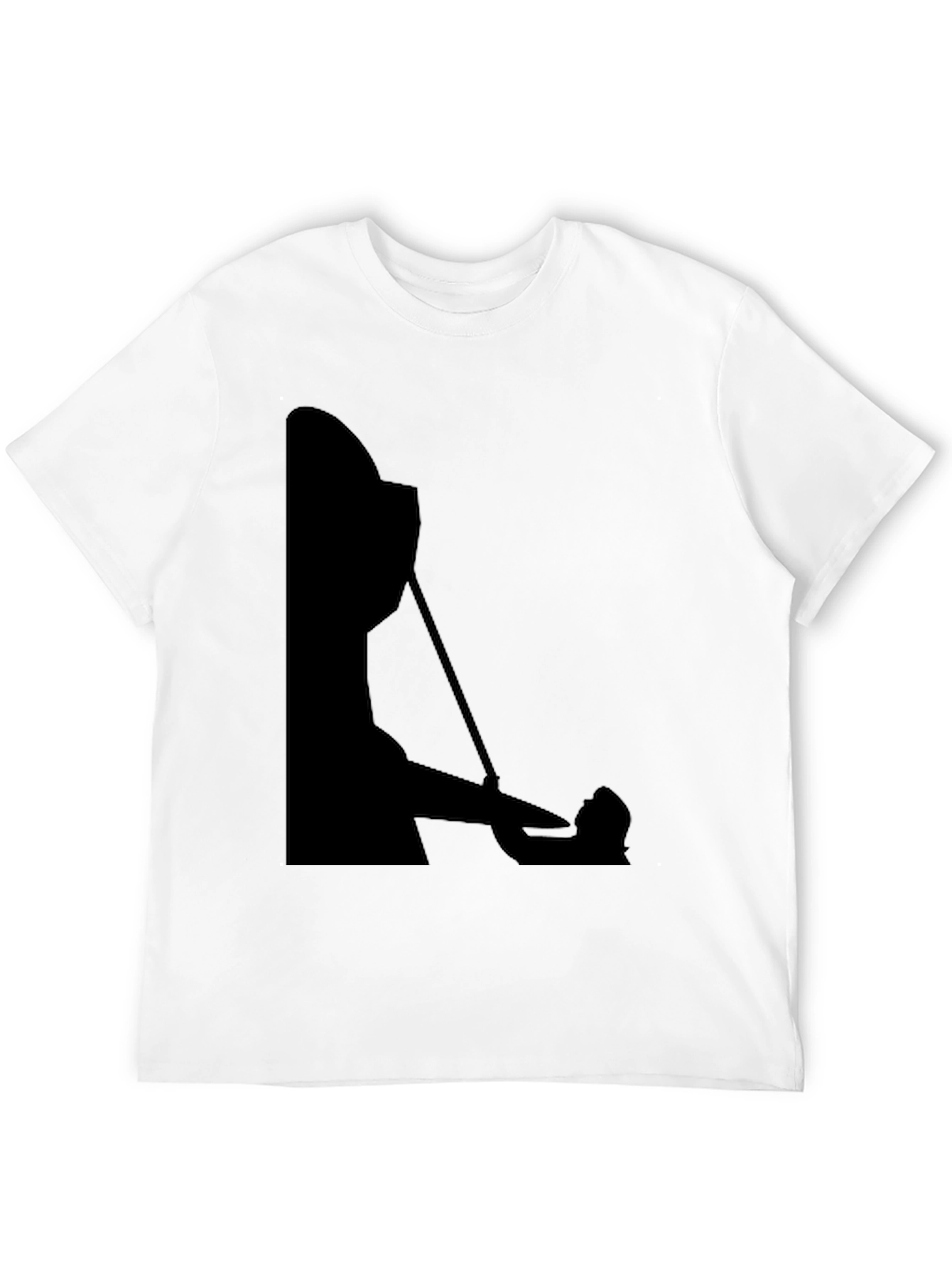 Silhouette Chef T-Shirt - Black Cotton Blend