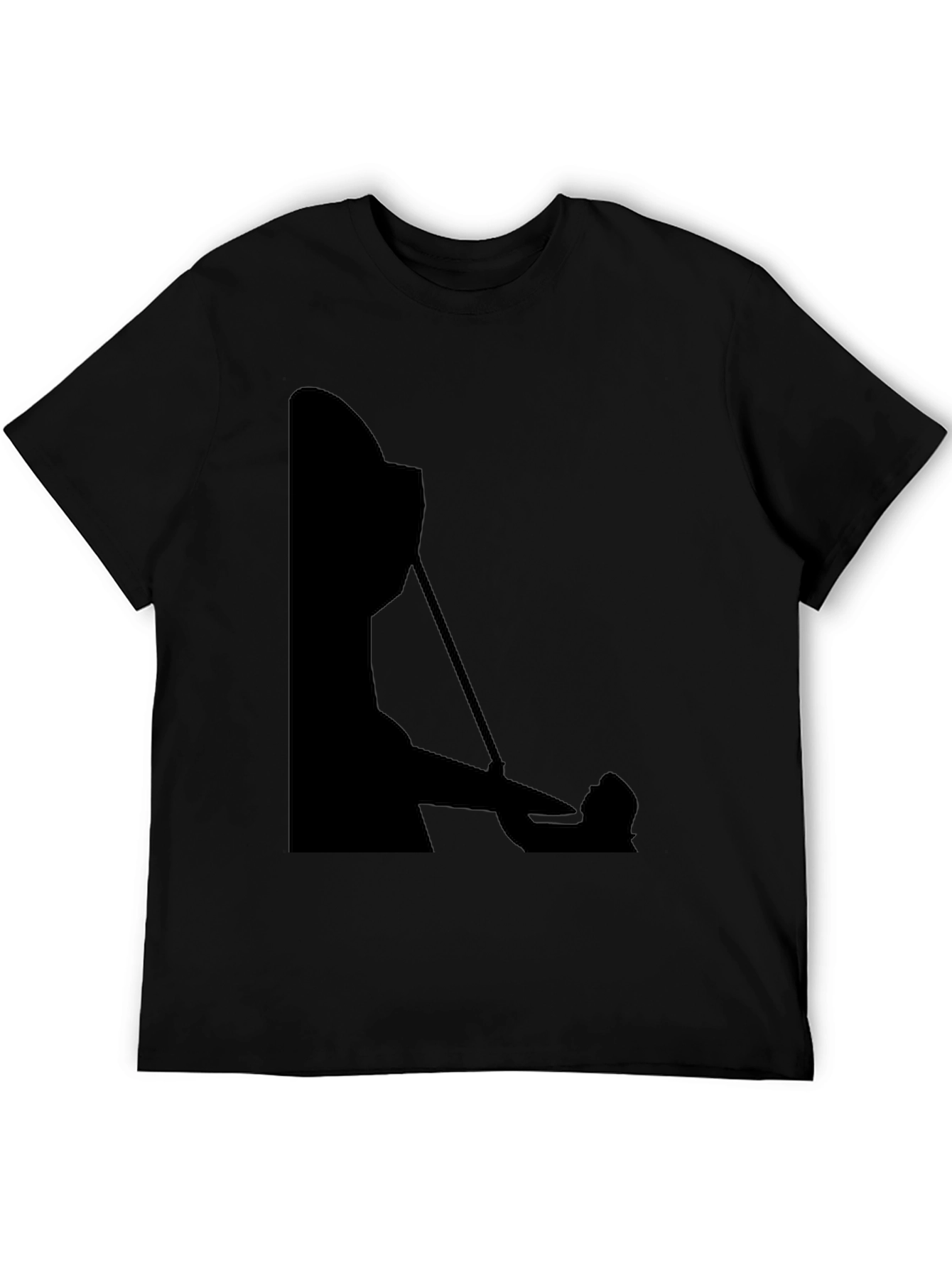 Silhouette Chef T-Shirt - Black Cotton Blend