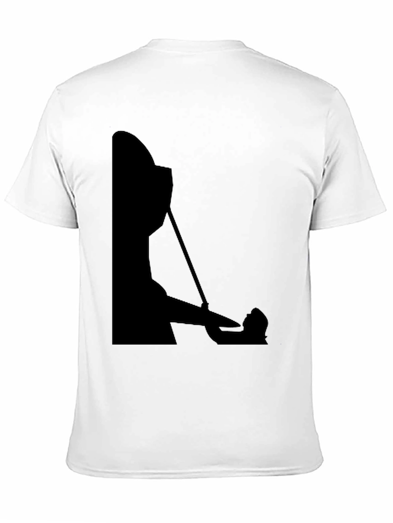 Silhouette Chef T-Shirt - Black Cotton Blend