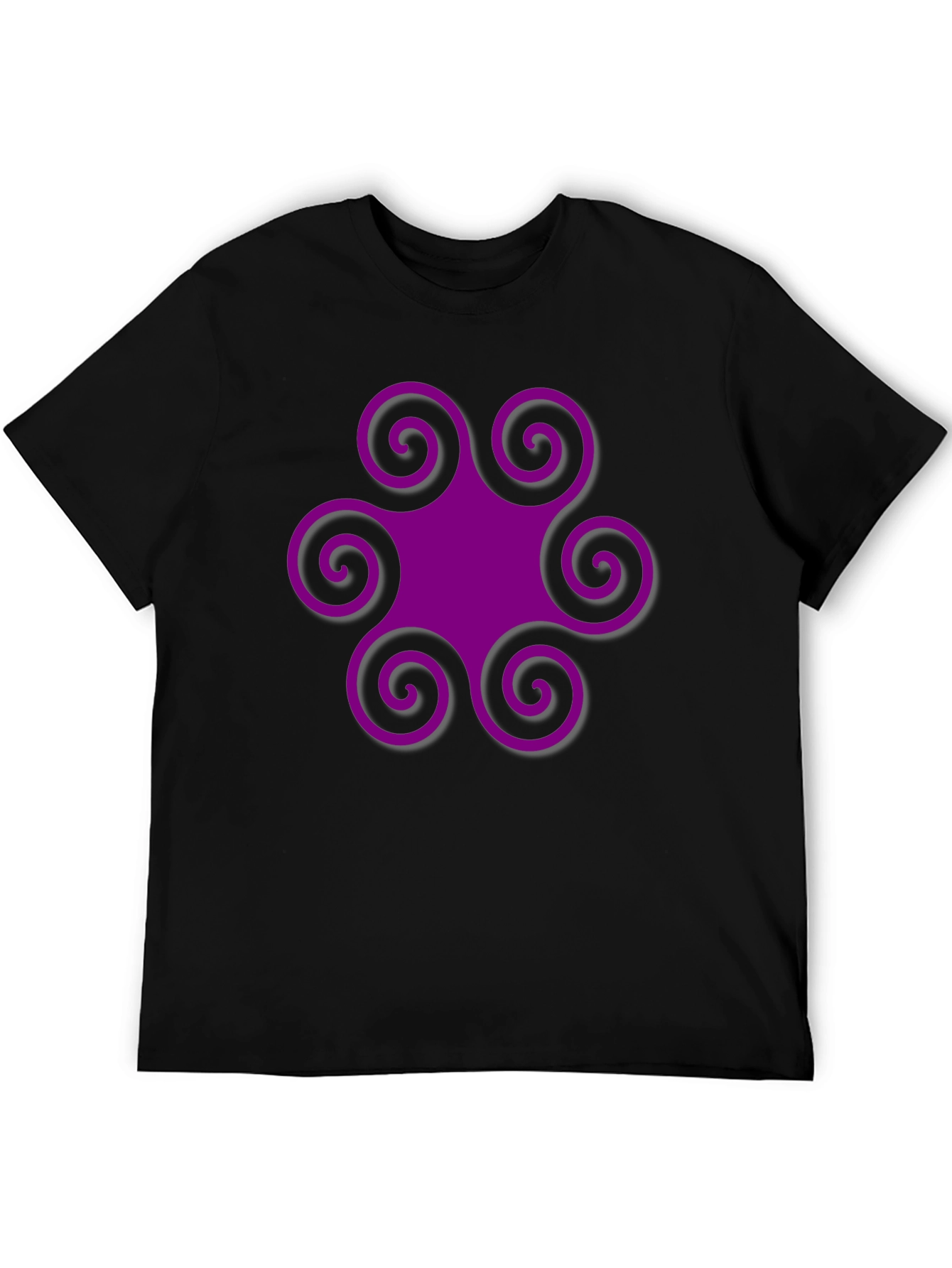 Swirl Graphic Tee - Unique Style