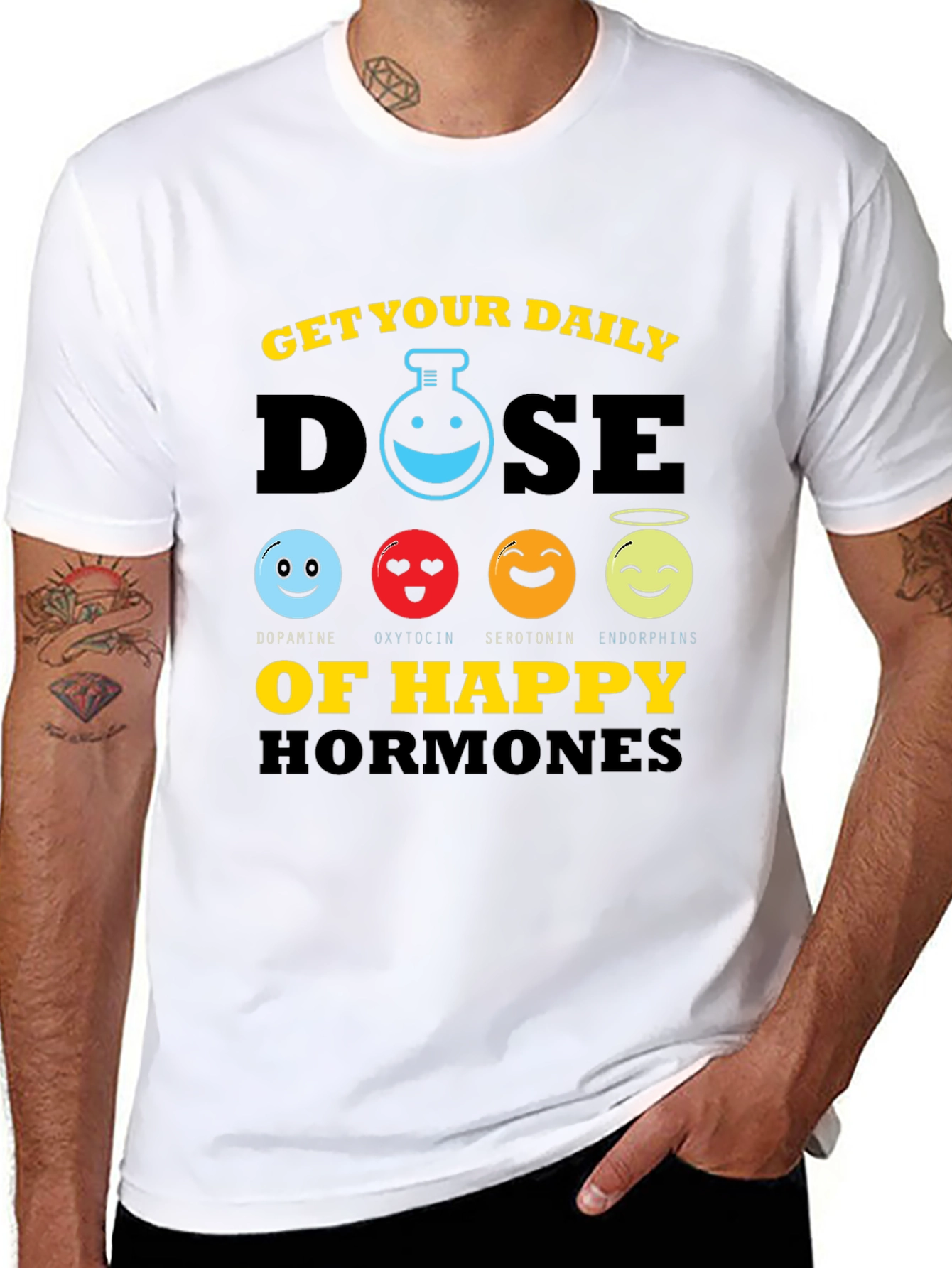Get Your Daily Dose Happy Hormones T-Shirt