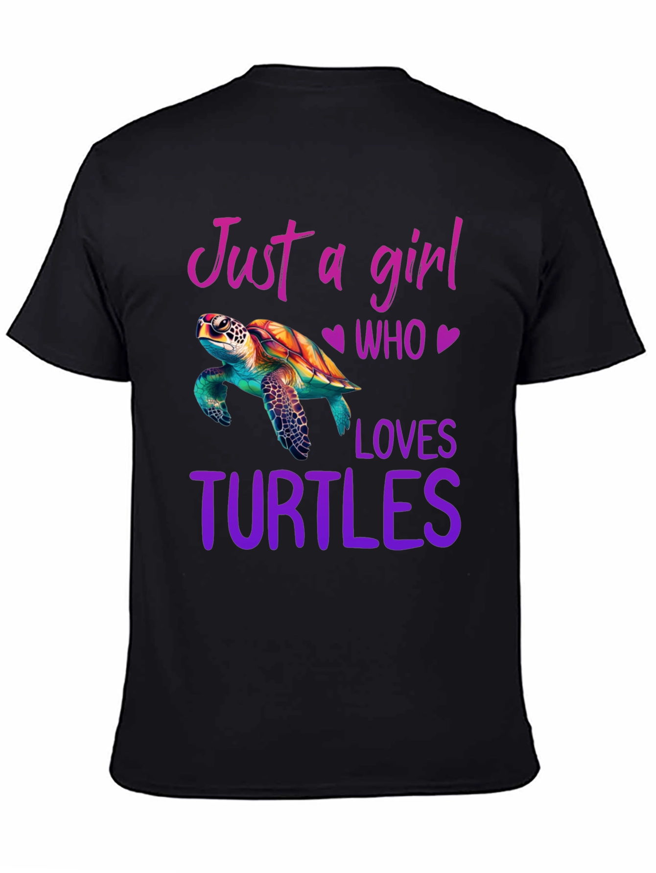 Girl Who Loves Turtles T-Shirt