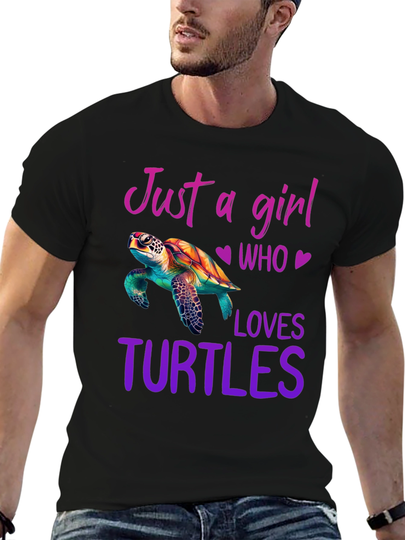 Girl Who Loves Turtles T-Shirt