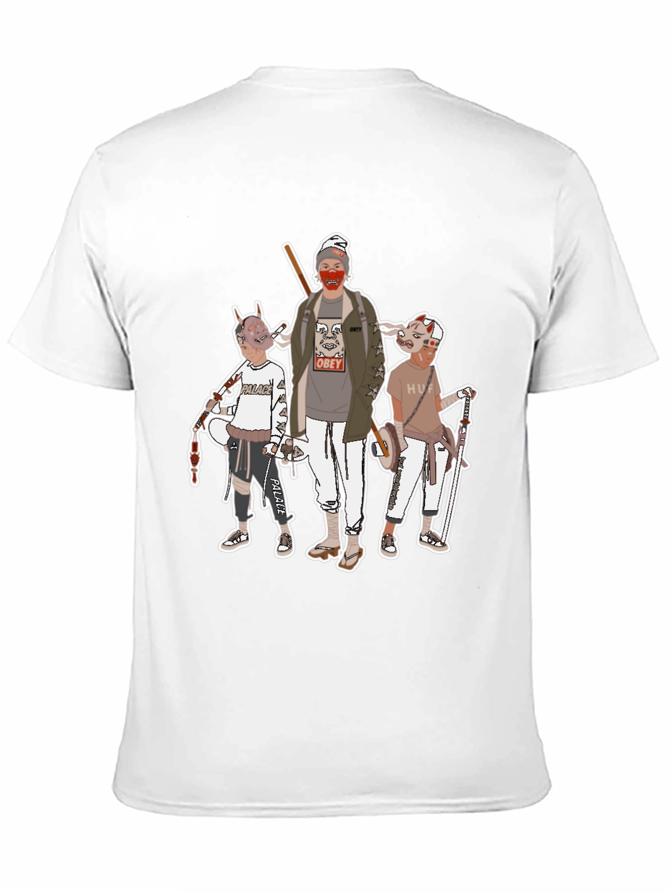 Graphic Print Crew Neck T-Shirt