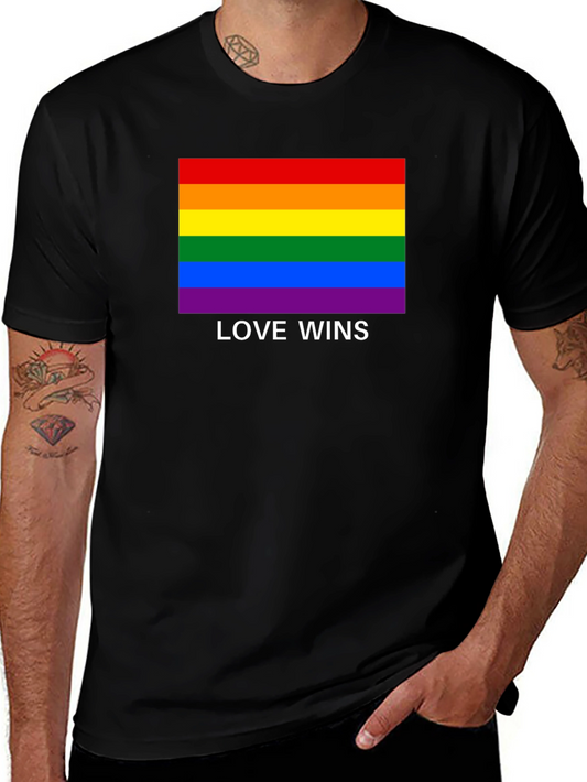 Love Wins Rainbow Pride T-Shirt