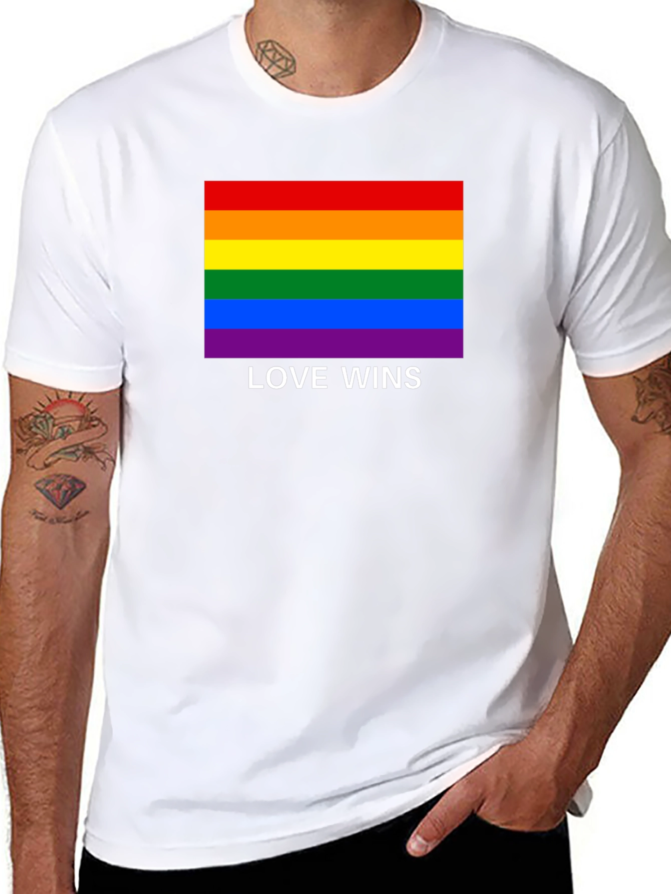 Love Wins Rainbow Pride T-Shirt