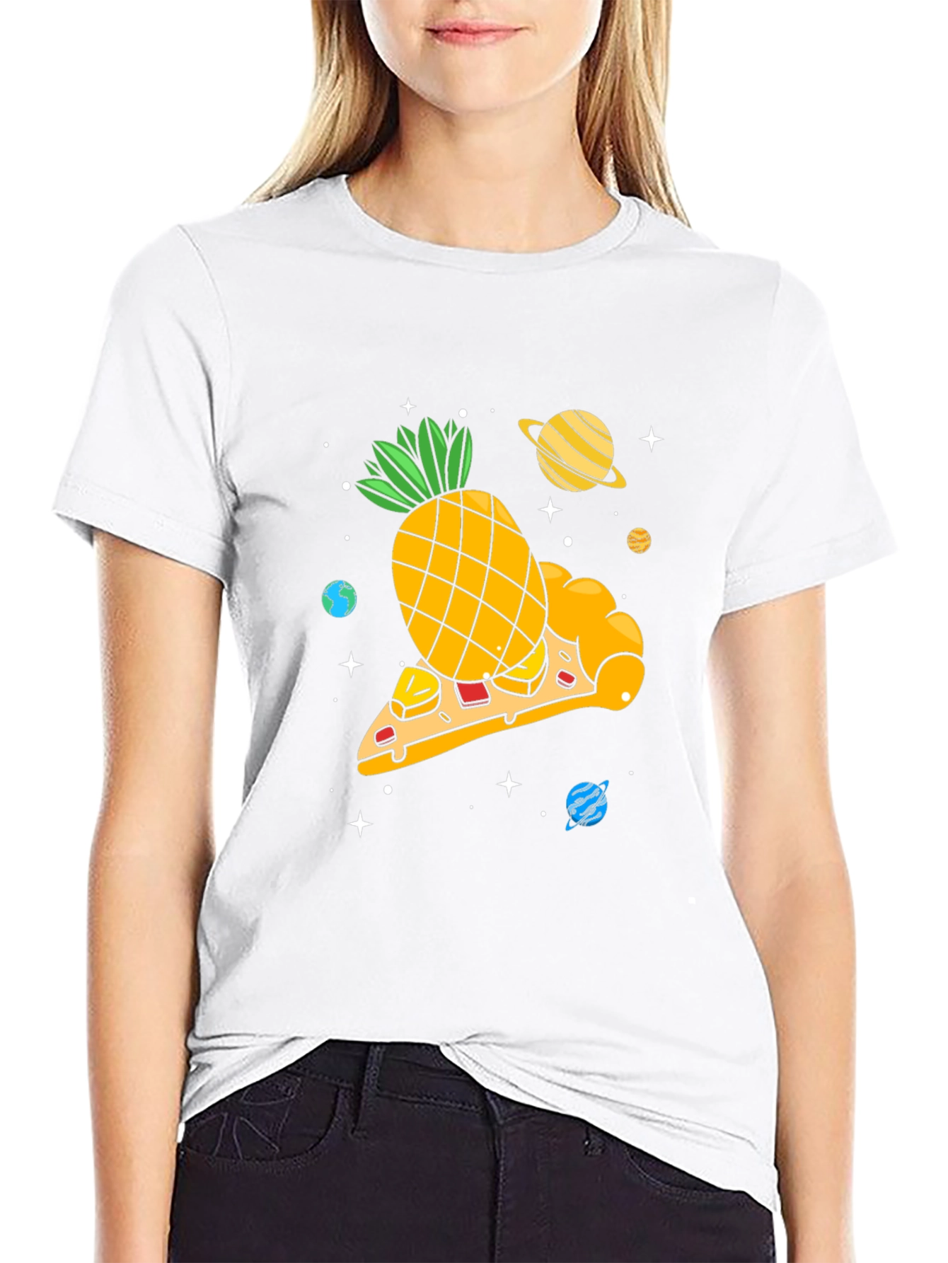 Pineapple Pizza Planet T-Shirt