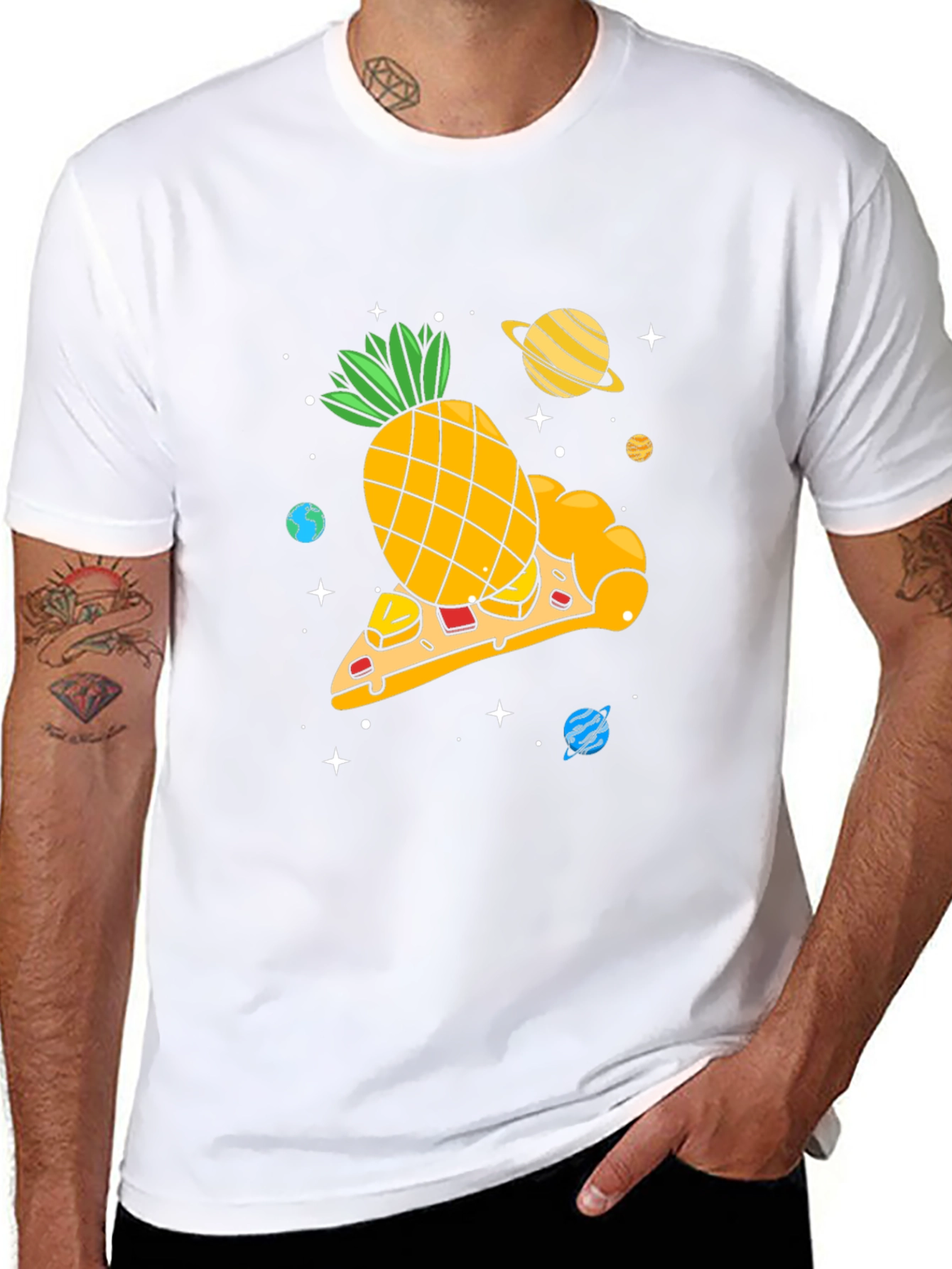 Pineapple Pizza Planet T-Shirt