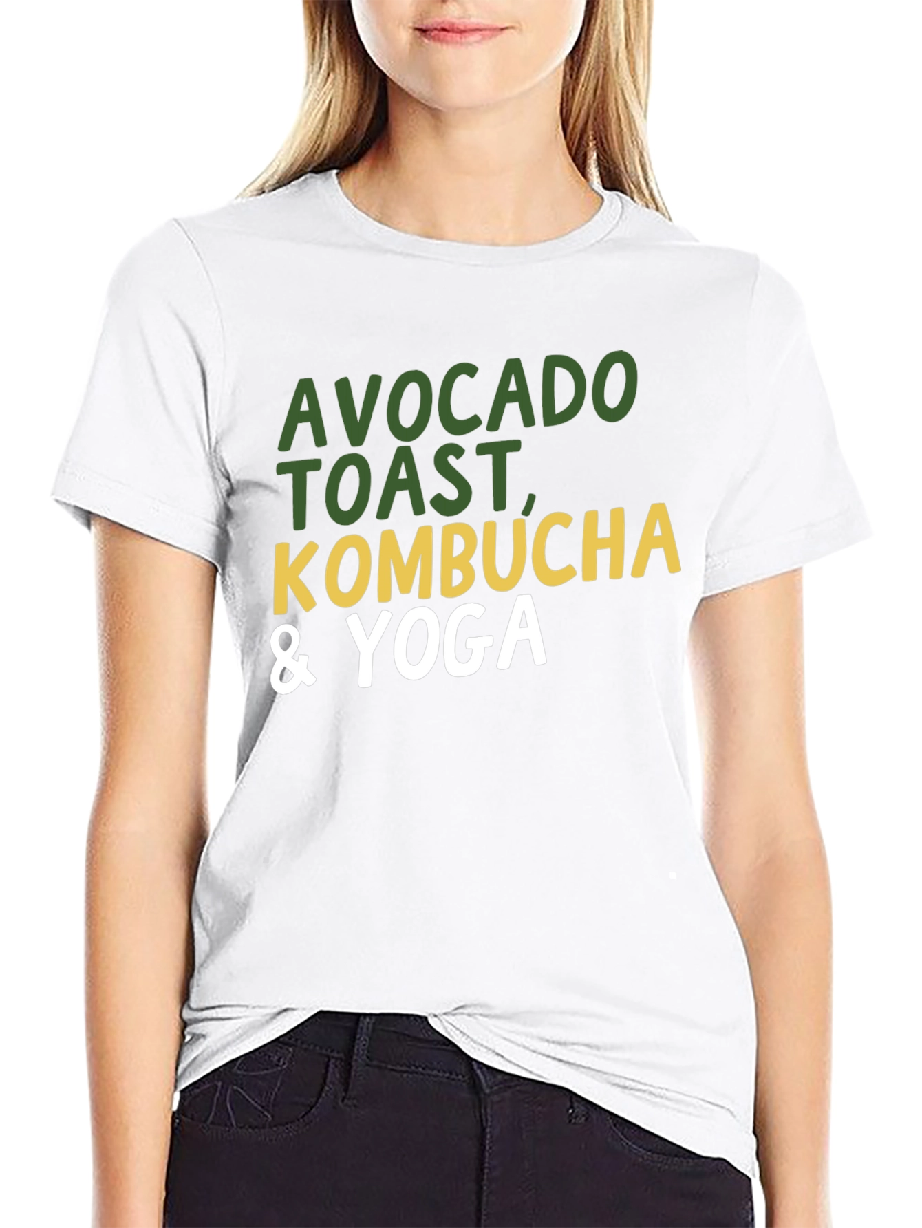 Avocado Toast Kombucha & Yoga T-Shirt