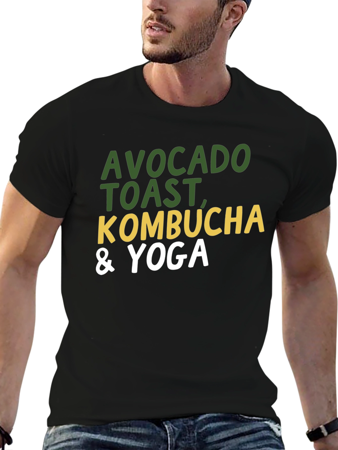 Avocado Toast Kombucha & Yoga T-Shirt