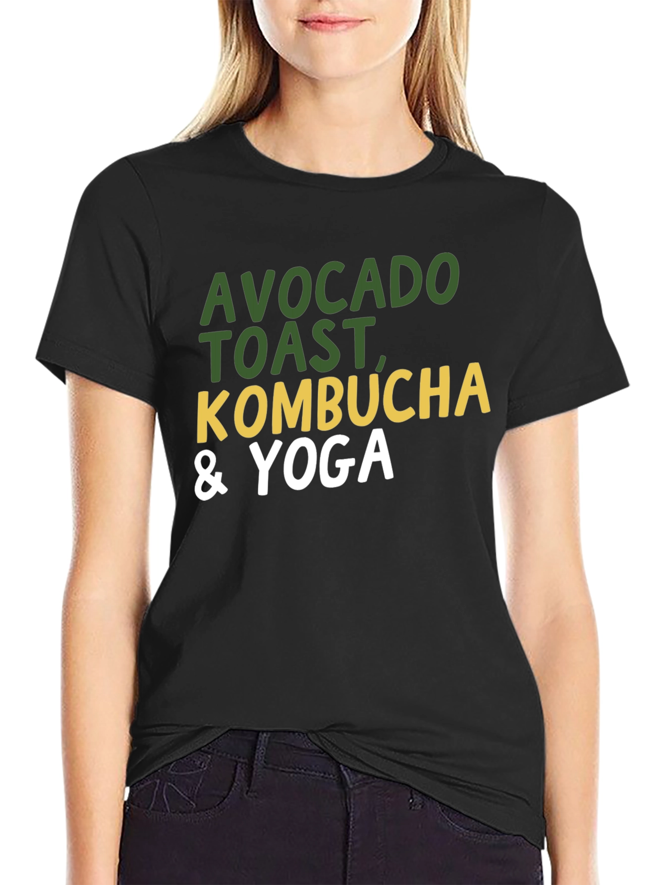 Avocado Toast Kombucha & Yoga T-Shirt