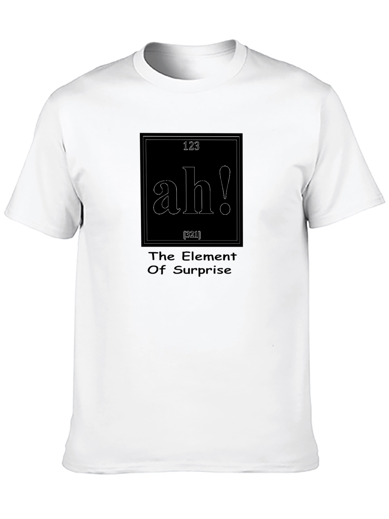 The Element of Surprise T-Shirt - Black Cotton Tee
