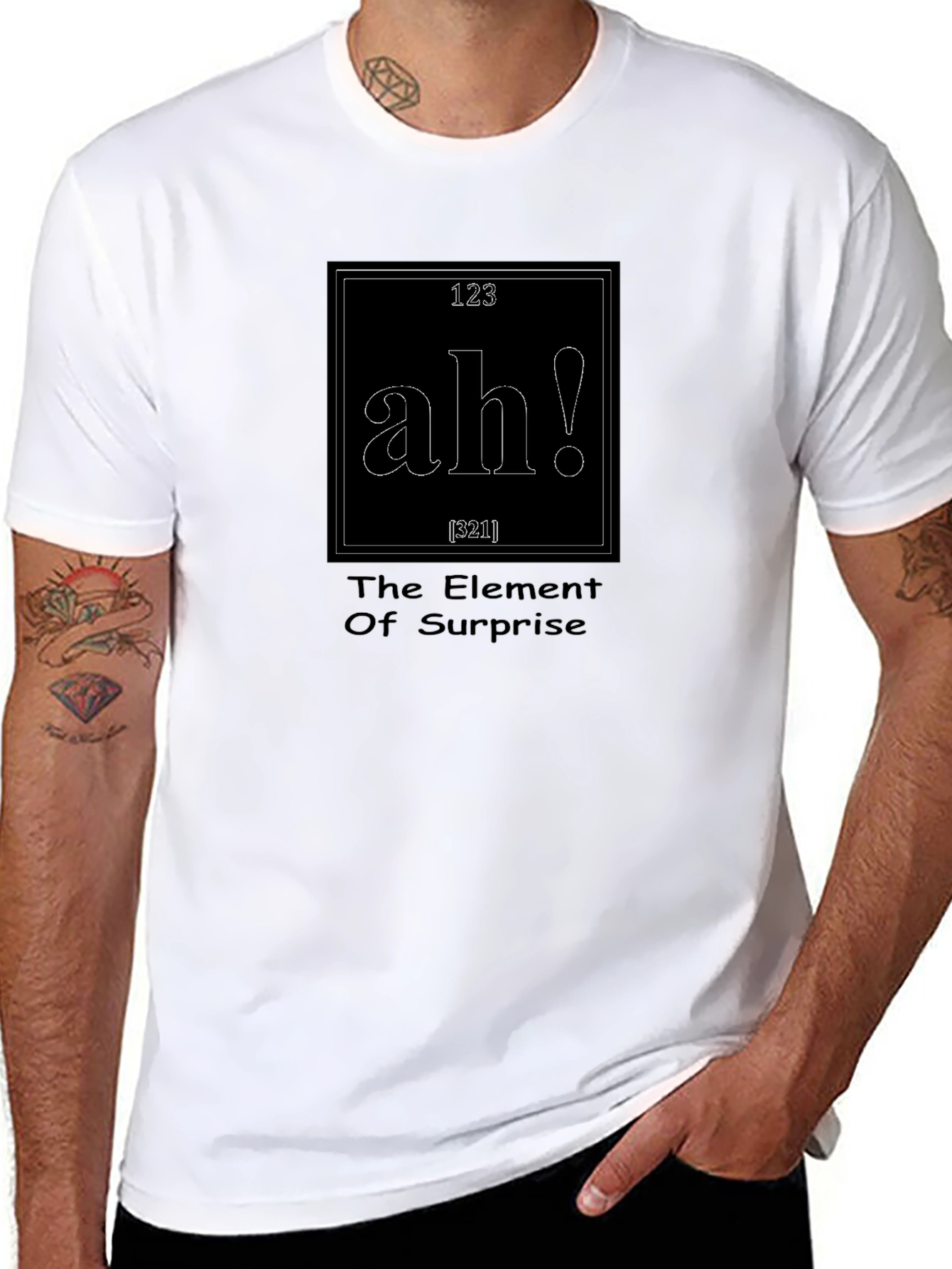 The Element of Surprise T-Shirt - Black Cotton Tee