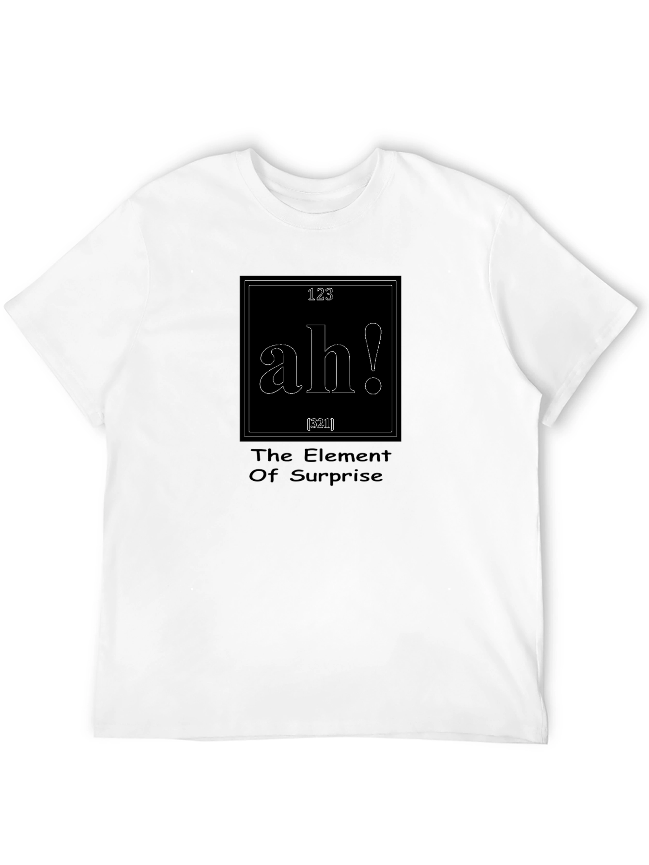 The Element of Surprise T-Shirt - Black Cotton Tee